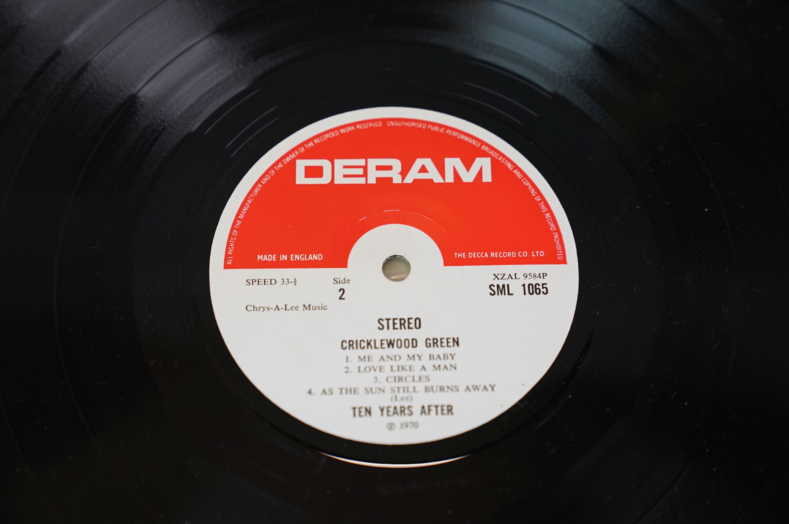 Vinyl - Four Blues / Rock LPs to include Ten Years After Cricklewood Green on Deram SML1065 Stereo - Image 17 of 39