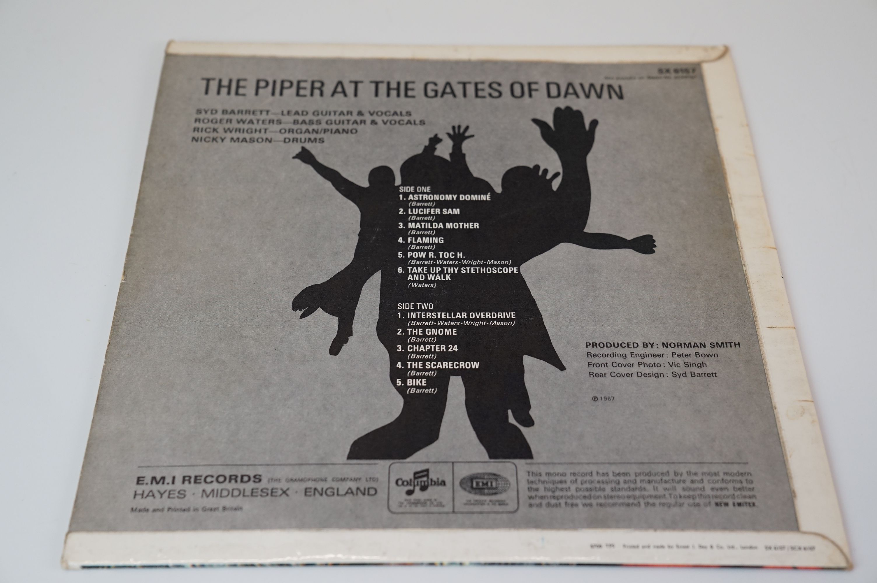 Vinyl - Pink Floyd The Piper at the Gates of Dawn LP on Columbia SX6157, blue Columbia text to - Image 2 of 9