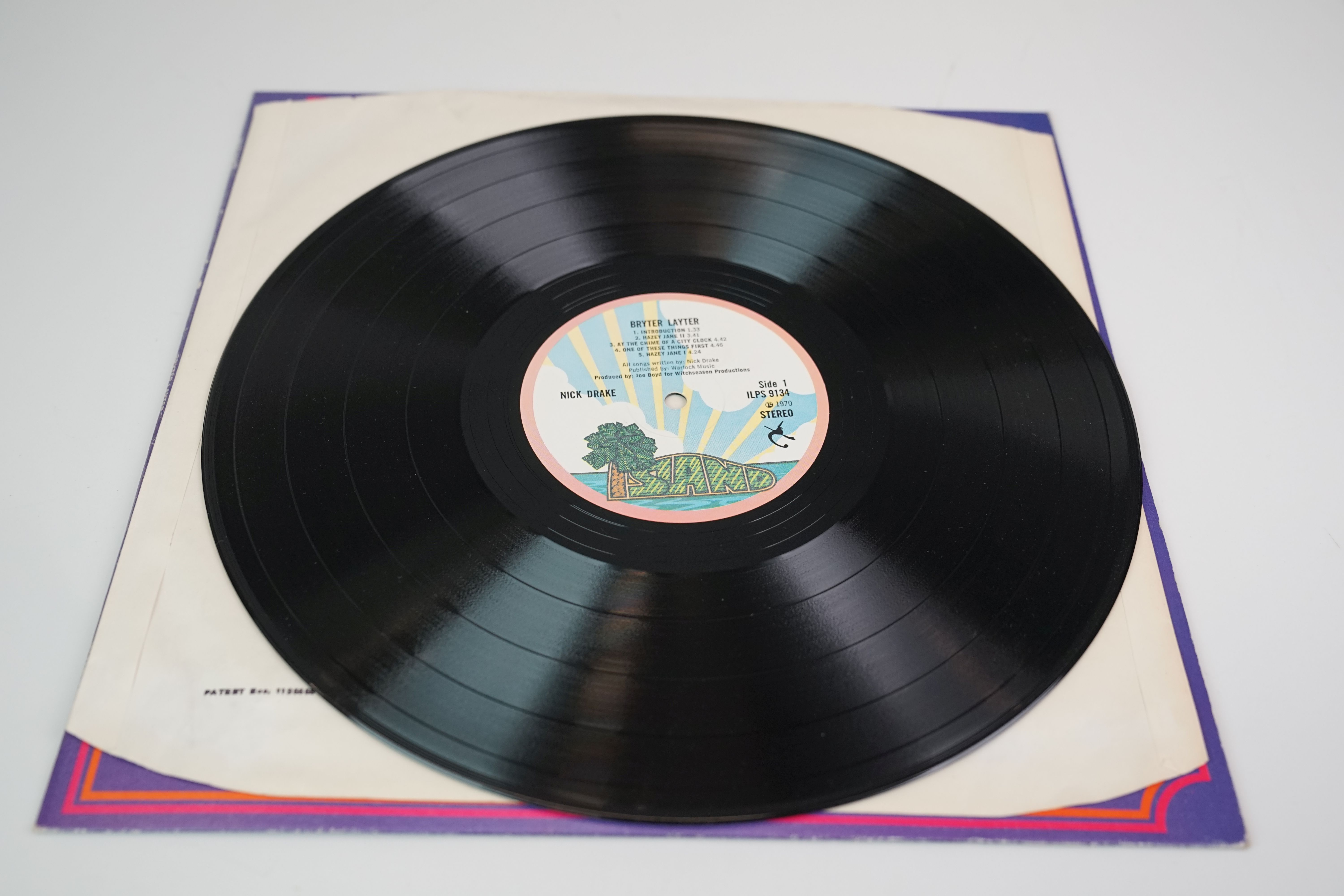 Vinyl - Nick Drake -Bryter Layter LP on Island ILPS9134, sleeve and vinyl vg++ - Image 3 of 6