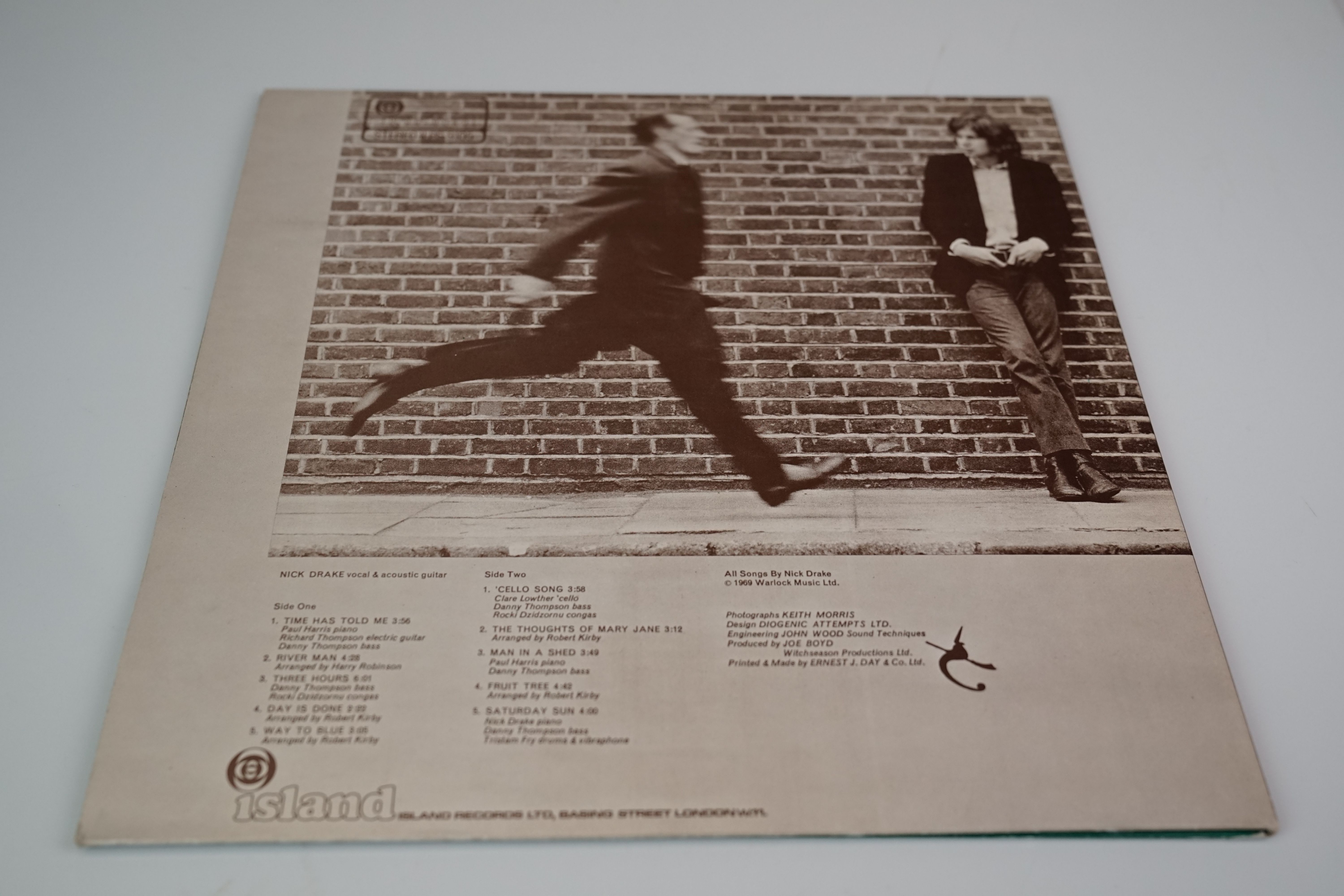 Vinyl - Nick Drake Five Leaves Left LP on Island ILPS9105, sleeves and vinyl vg++ - Image 2 of 8