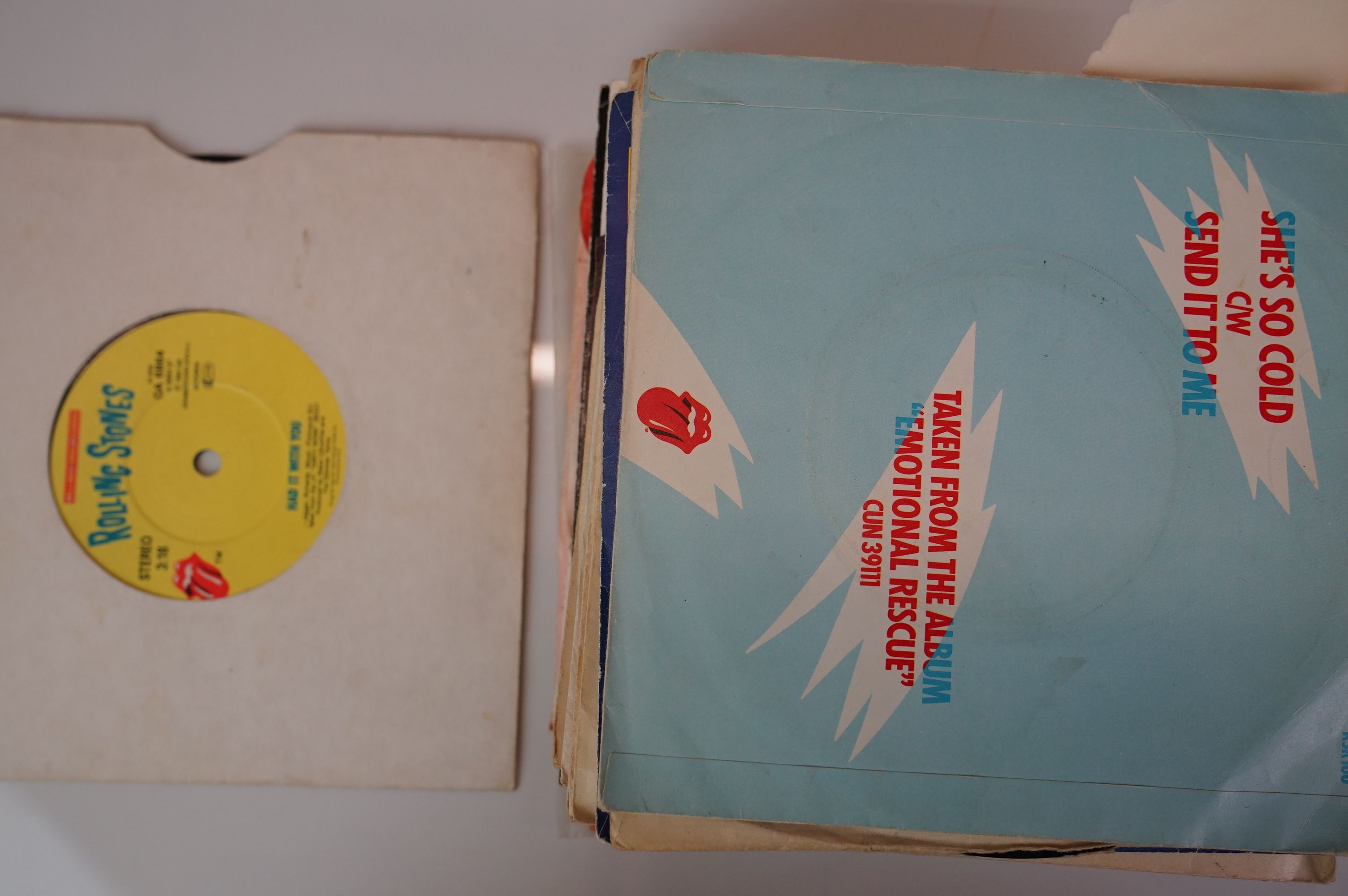 Vinyl - Collection of 28 The Rolling Stones 45s many in company sleeves to include Not Fade Away, - Image 3 of 33