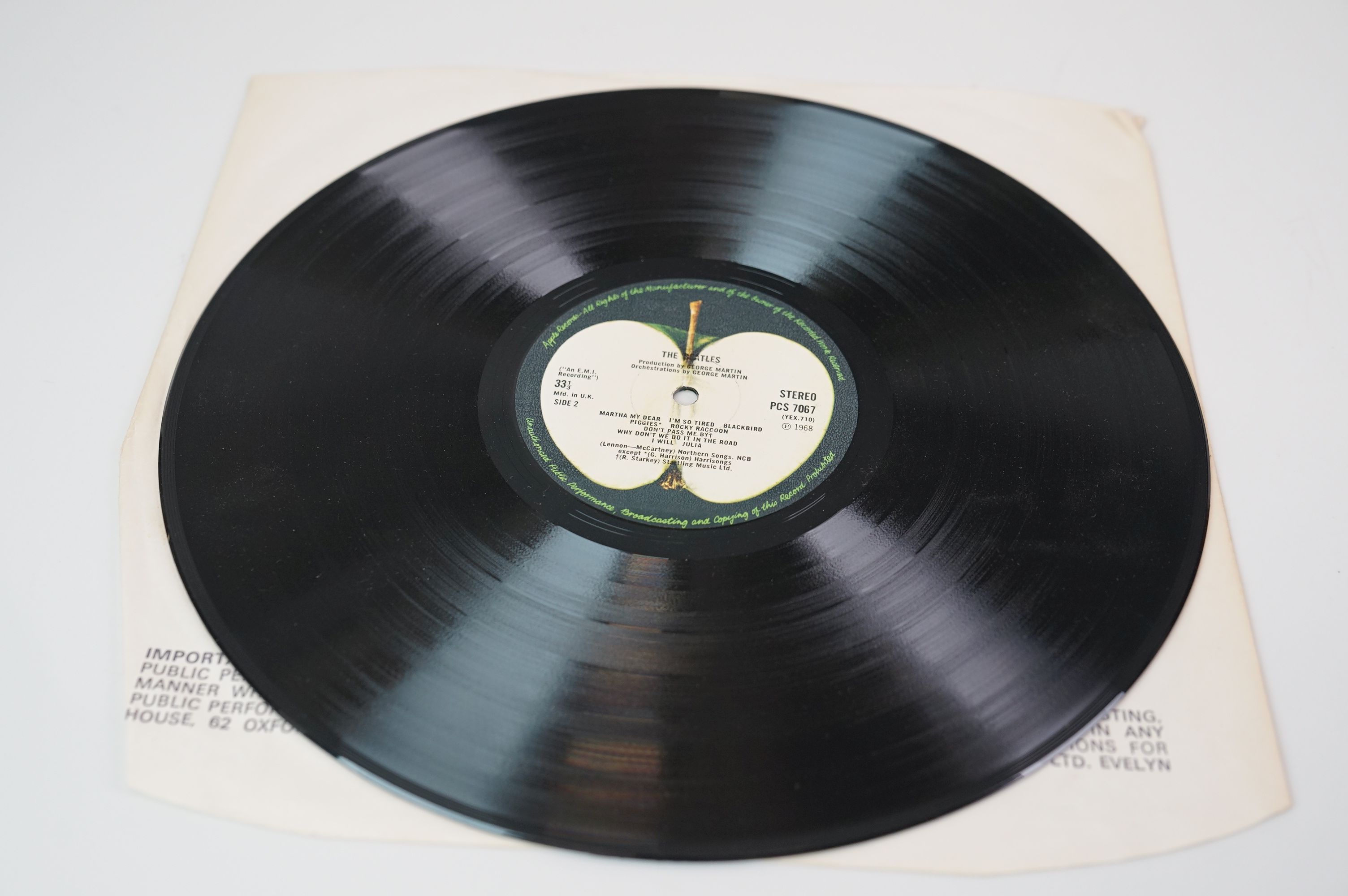 Vinyl - The Beatles White Album PCS7067/8 Stereo side opener no. 296130, 4 photographs and poster ex - Image 10 of 17