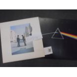 Vinyl - Pink Floyd 2 LP's to include Wish You Were Here (SHVL 814) no postcard, and Dark Side Of The