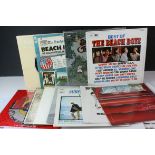 Vinyl - 11 Beach Boys LPs to include Studio Sessions 61-62, 10 Years of Harmony, Surfin Safari,
