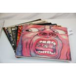 Vinyl - Eight LPs to include King Crimson In Court on Island ILPS9111, Cream Disraeli Gears 594003