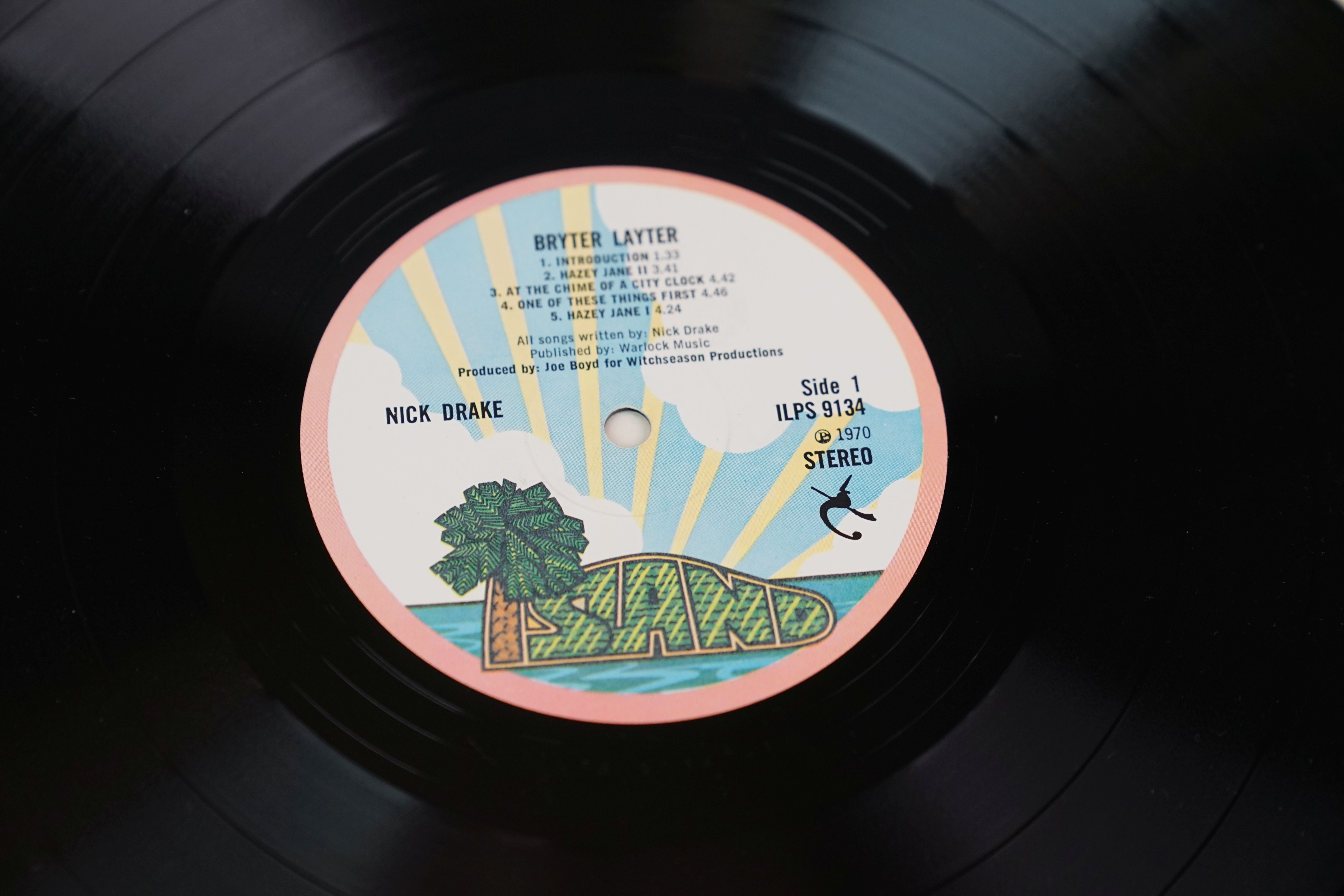 Vinyl - Nick Drake -Bryter Layter LP on Island ILPS9134, sleeve and vinyl vg++ - Image 5 of 6
