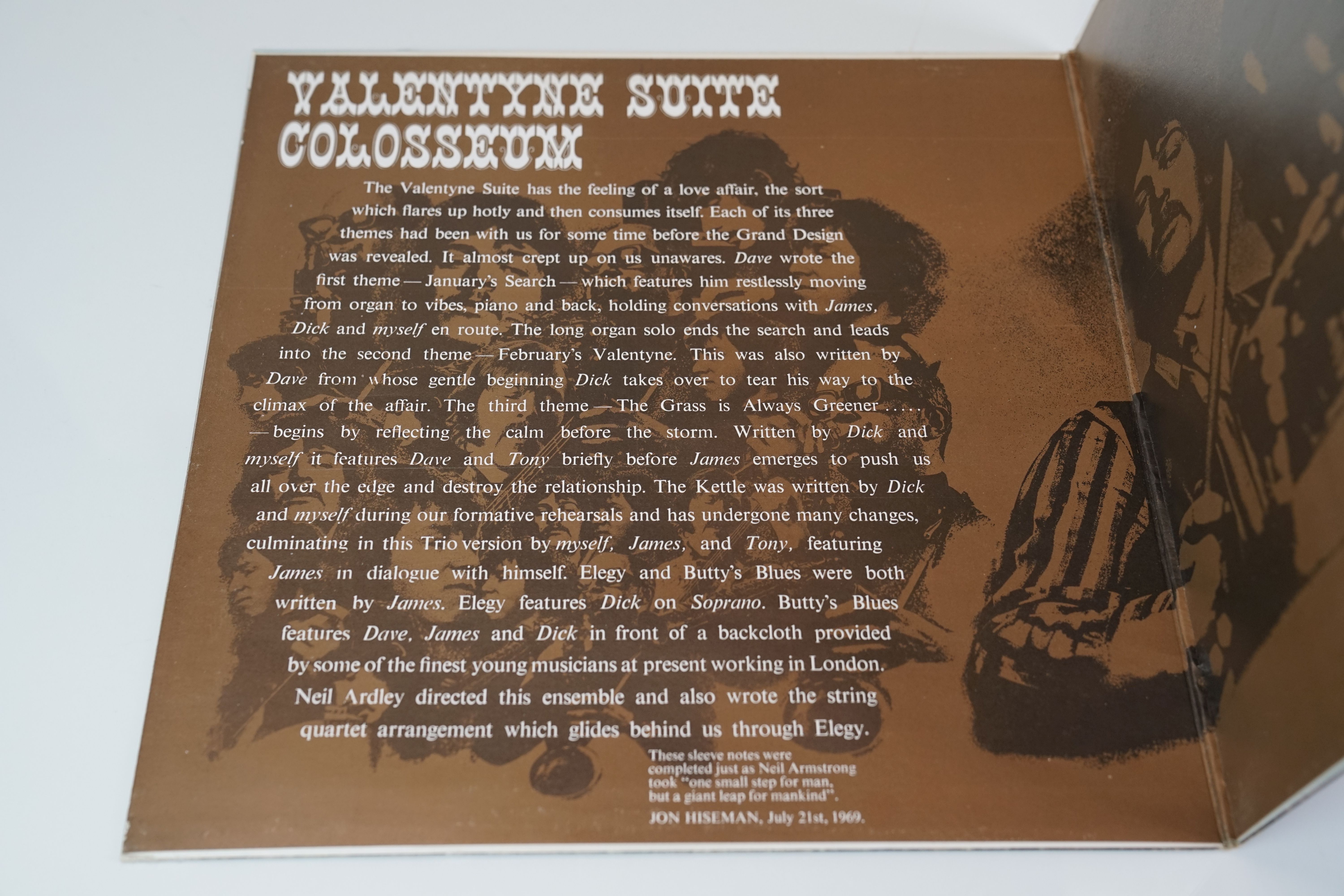 Vinyl - Colosseum Valentyne Suite LP on Vertigo VO1 with Phillips credit, swirl sleeve, vinyl ex, - Image 3 of 9