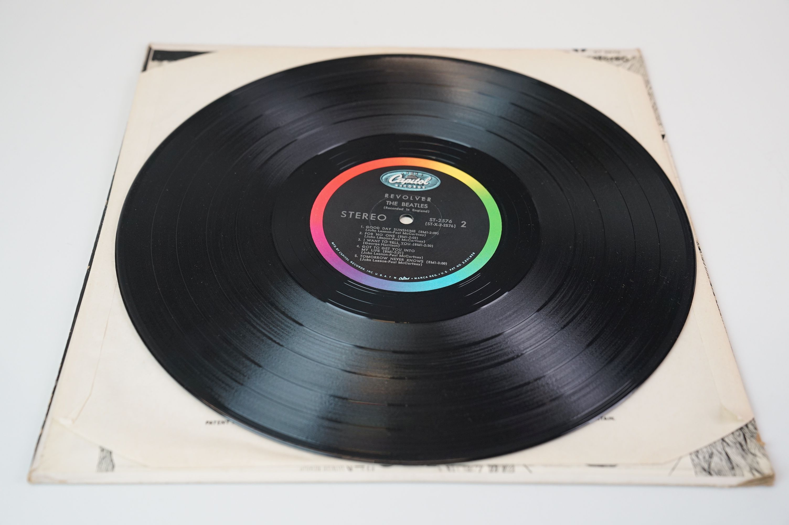 Vinyl - Nine later release The Beatles LPs to include Sgt Peppers on Capitol, Revolver, White - Image 14 of 44