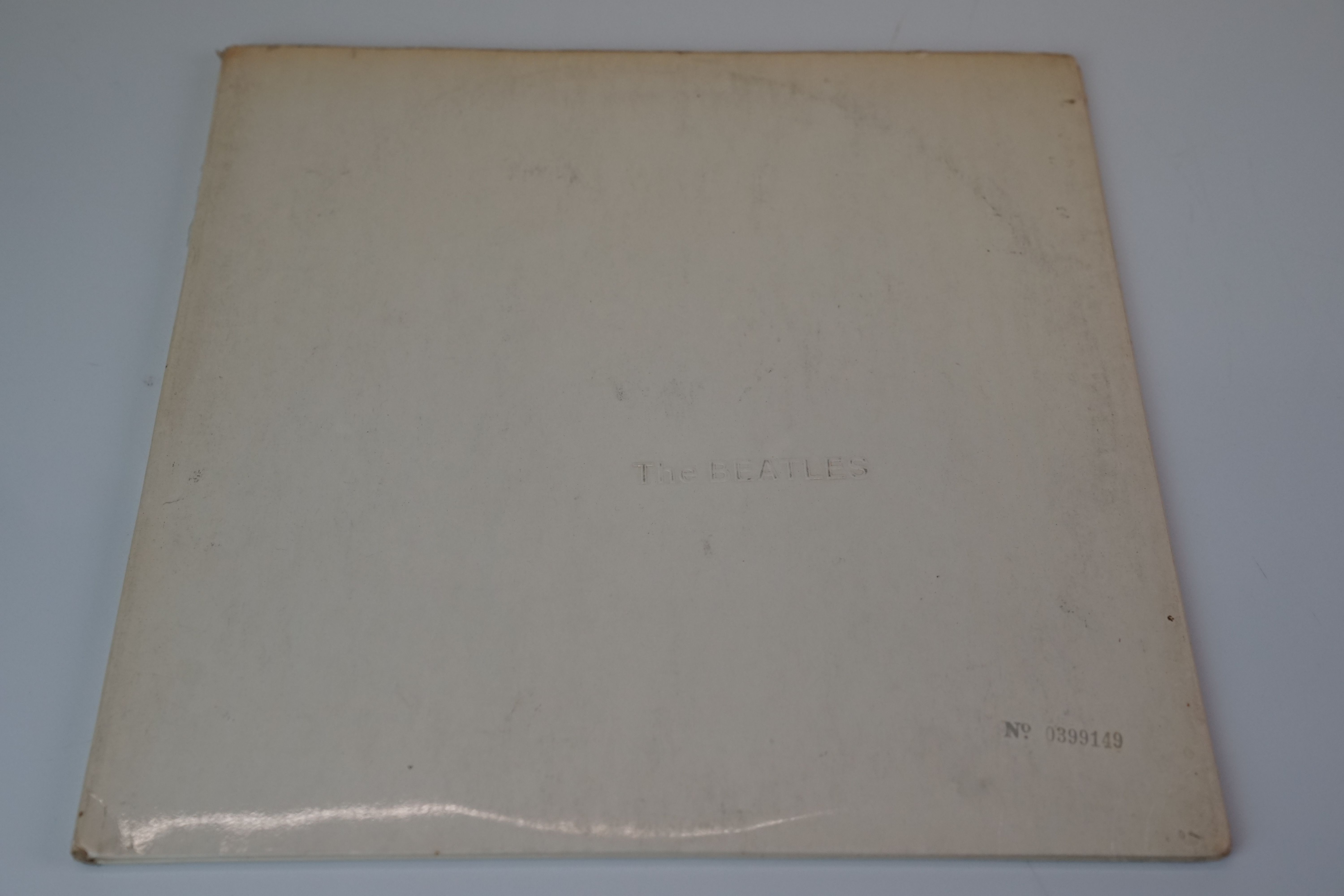 Vinyl - The Beatles White Album (PCS 706718) Stereo top loader No 0399149, three photos (Lennon