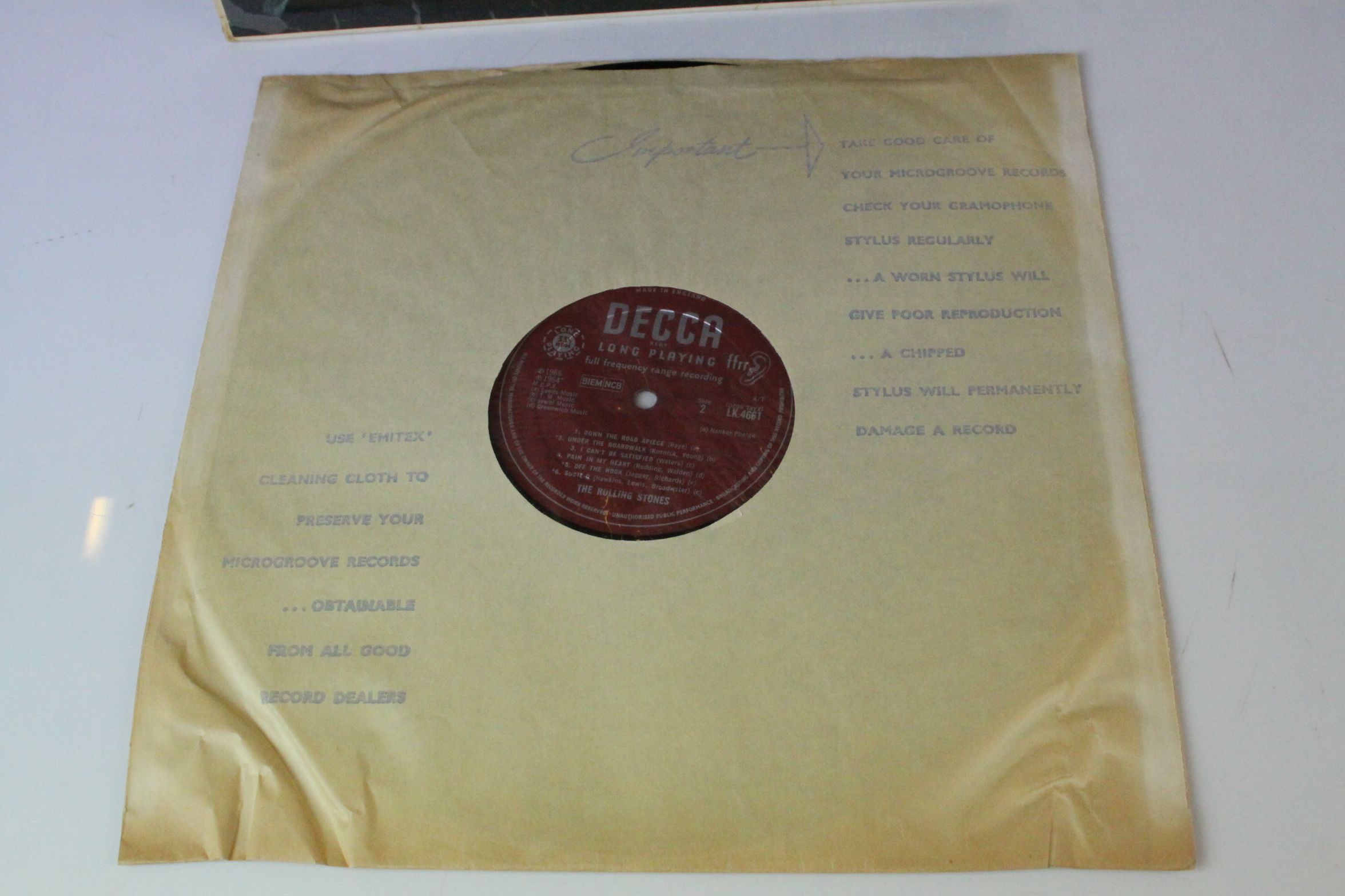 Vinyl - Two The Rolling Stones LPs to include no 1 on Decca LK4605 mono and no 2 LK4661 mono, - Image 5 of 12