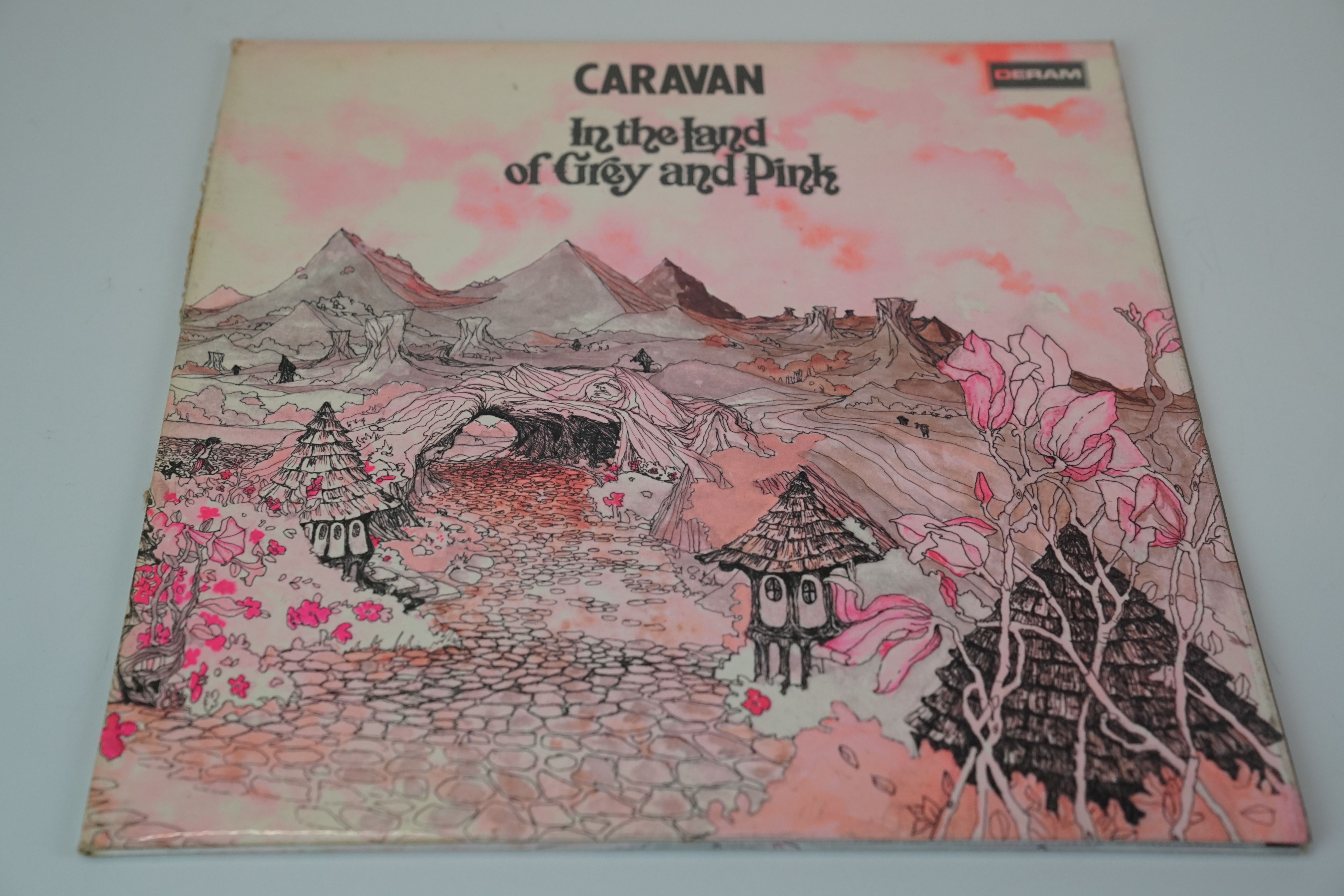 Vinyl - Caravan In The Land of Grey and Pink LP on Deram SDLR1 brown/white label, gatefold sleeve,