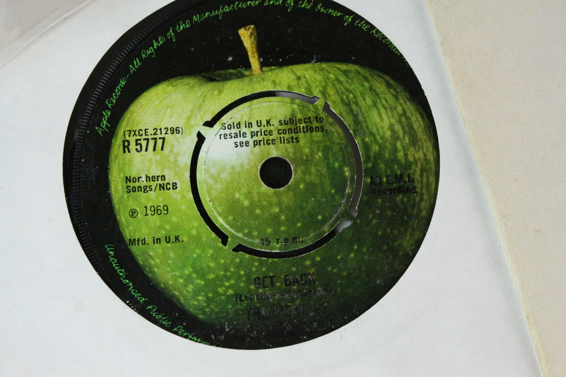 Vinyl - Approximately 40 The Beatles and related 45s, many with company sleeves, condition varies - Image 3 of 12