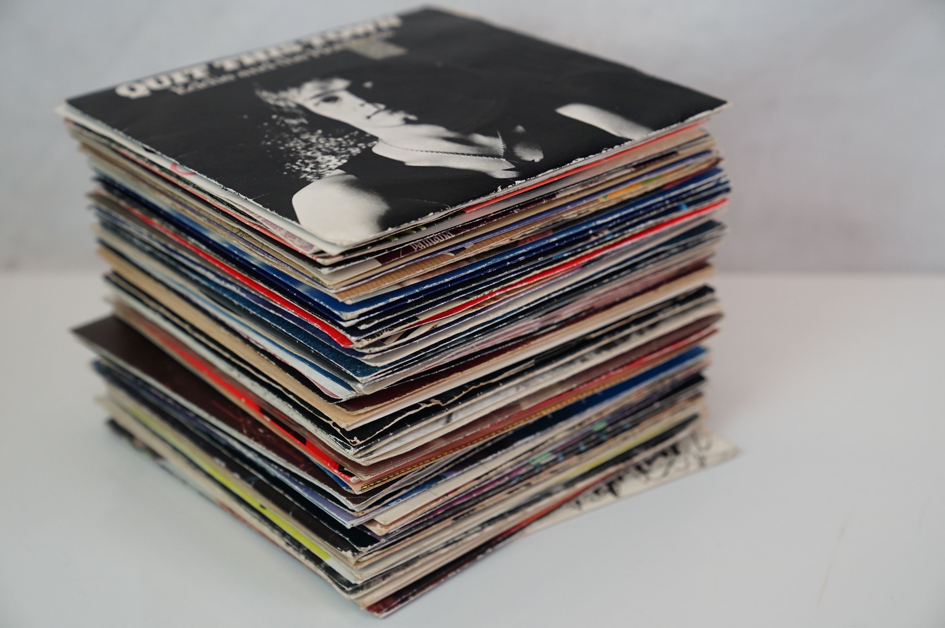 Vinyl - Collection of approximately 75 1970s Rock & Pop 45s in picture sleeves - Image 4 of 20