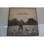 Vinyl - George Harrison All Things Must Pass Box Set on Apple STCH639, no poster, mark to front