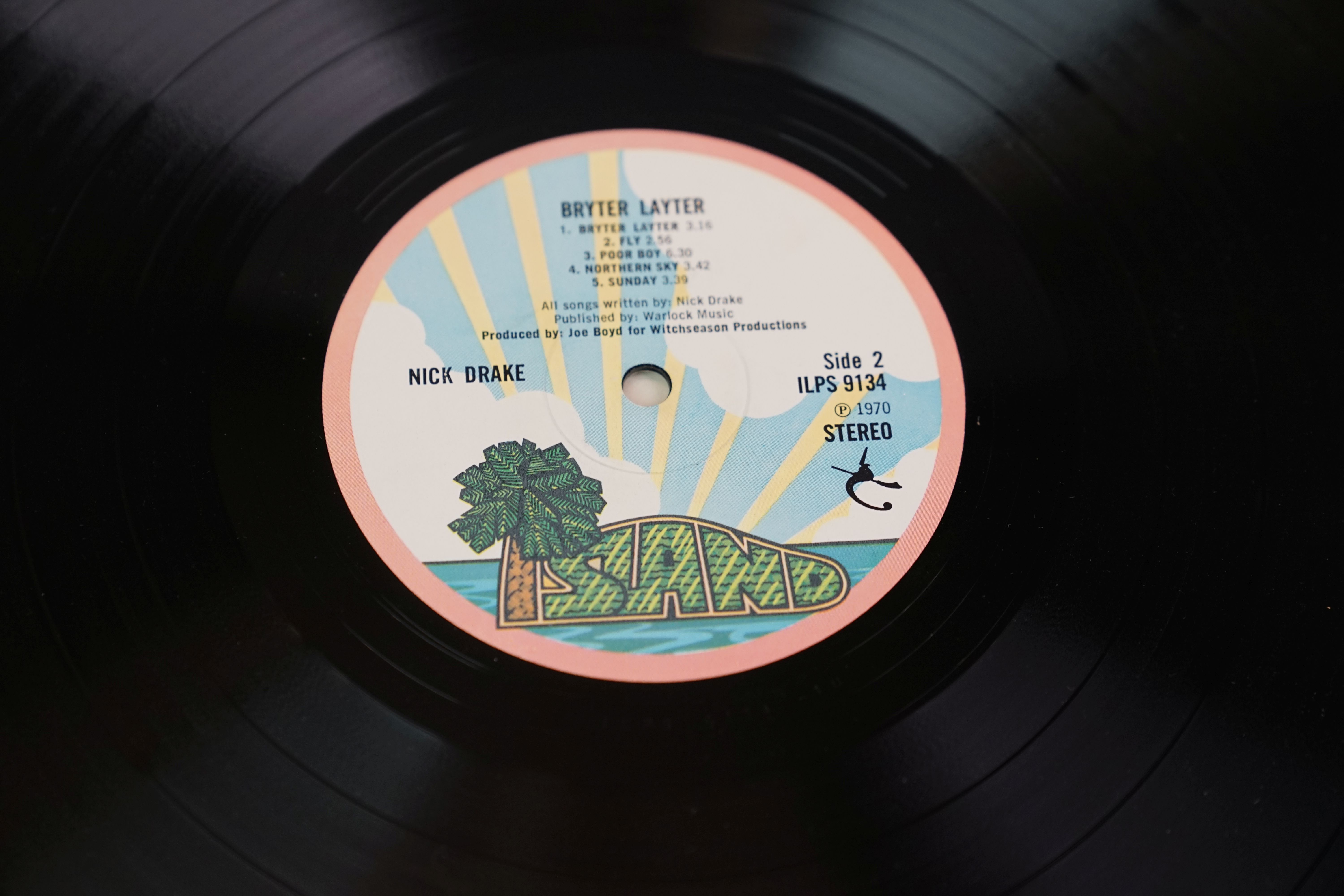 Vinyl - Nick Drake -Bryter Layter LP on Island ILPS9134, sleeve and vinyl vg++ - Image 6 of 6