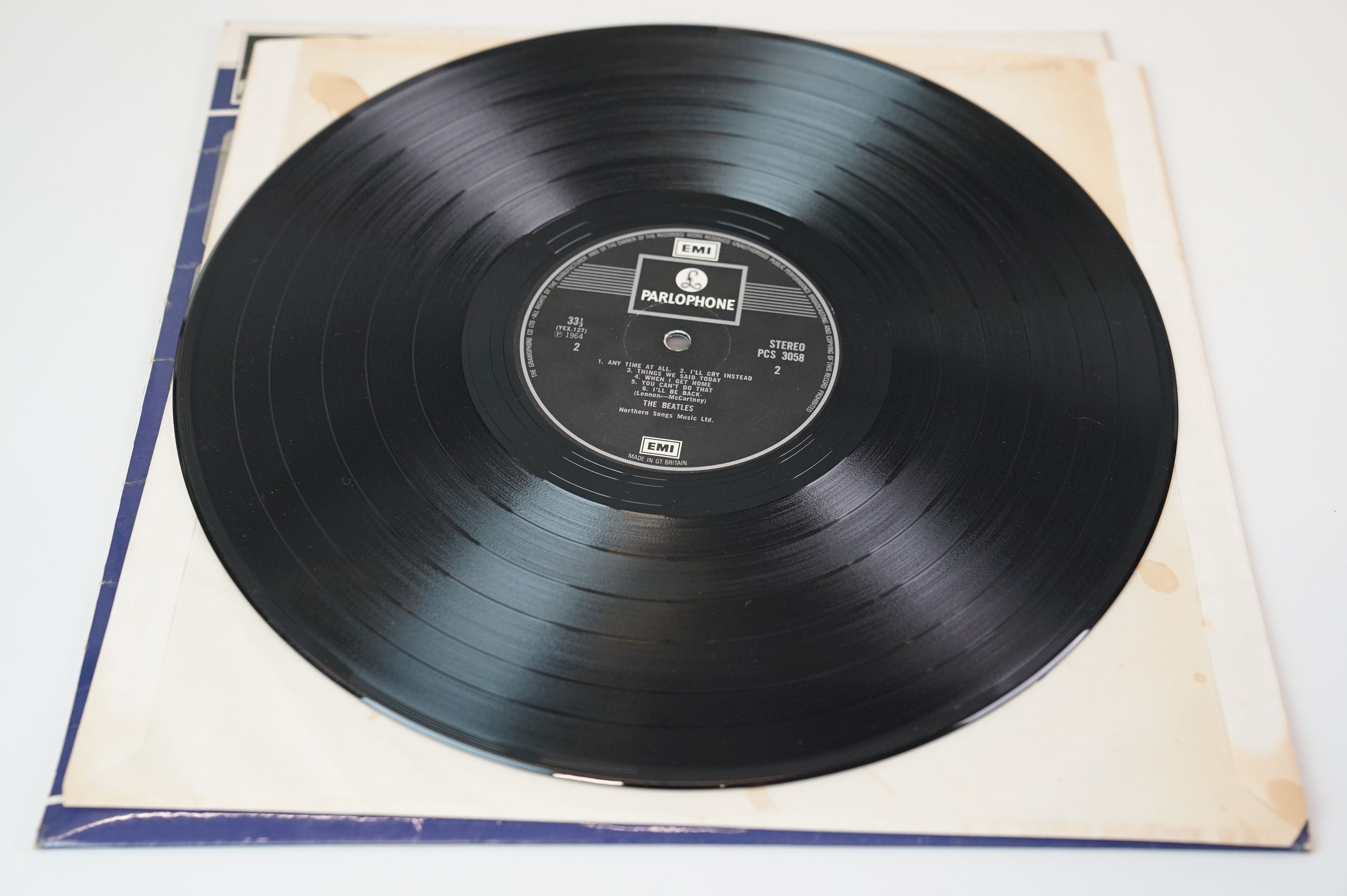 Vinyl - Five The Beatles reissue LP's to include Let It Be, A Hard Days Night, Abbey Road, Sgt - Image 12 of 34