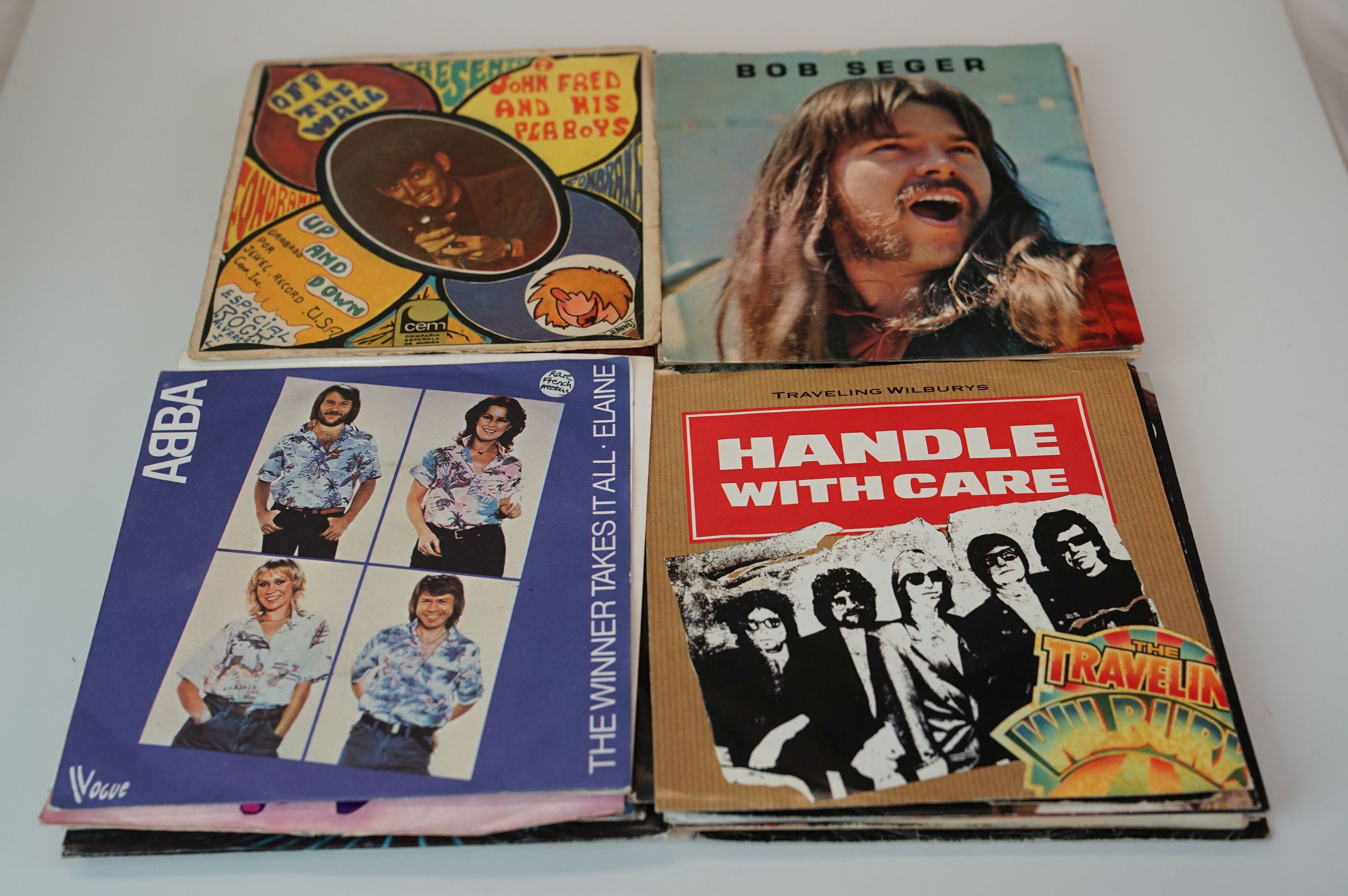 Vinyl - Collection of approximately 75 1970s Rock & Pop 45s in picture sleeves - Image 15 of 20