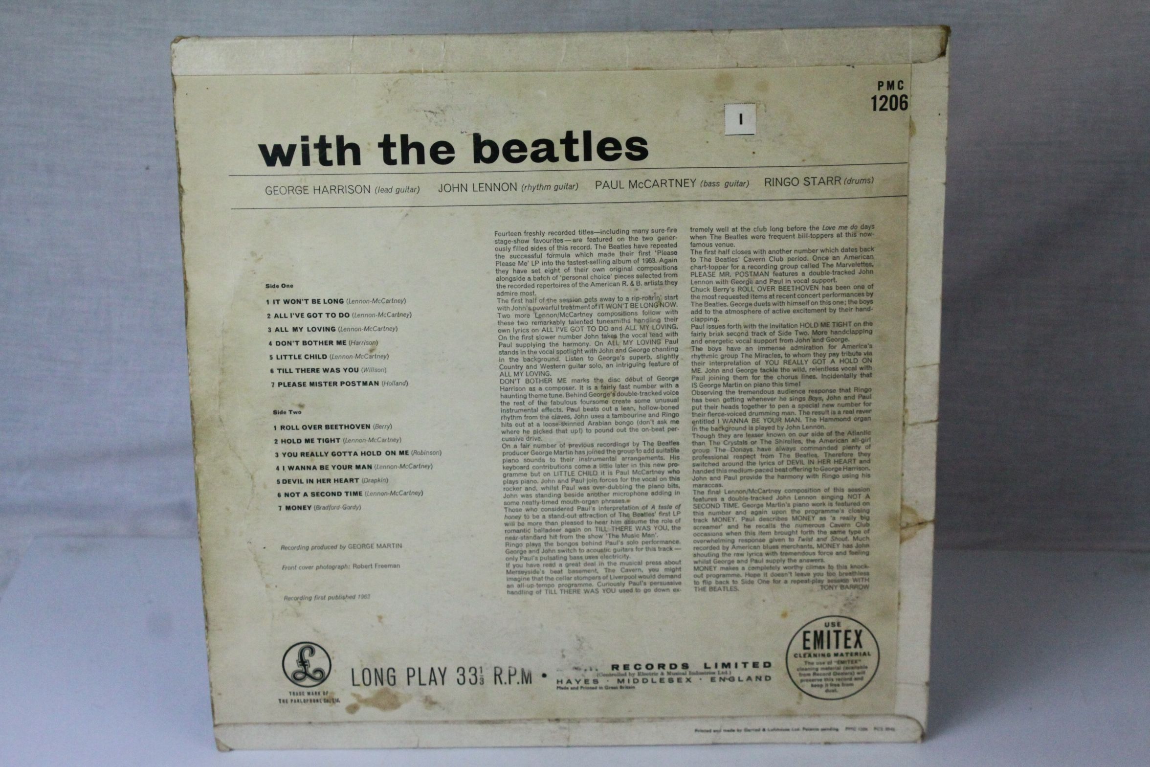 Vinyl - Four The Beatles LPs to include For Sale PMC1240 mono, Revolver PMC7009 mono, With The - Image 13 of 21