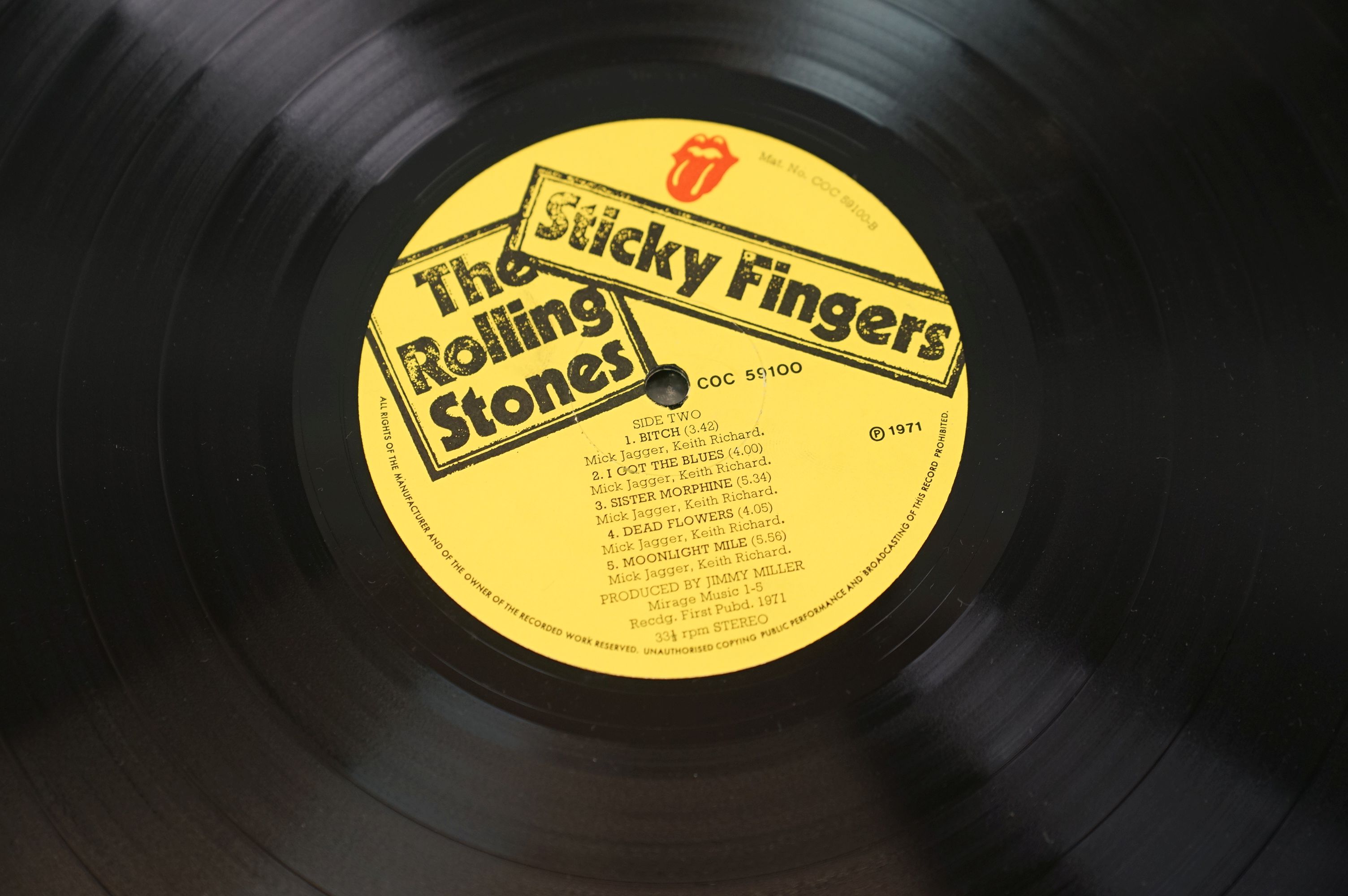 Vinyl - The Rolling Stones Sticky Fingers LP COC59100 stereo with insert, excellent - Image 8 of 9