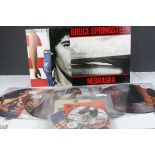 Vinyl - Three Bruce Springsteen LPs to include Nebraska, The River and Born in The USA plus 5 x
