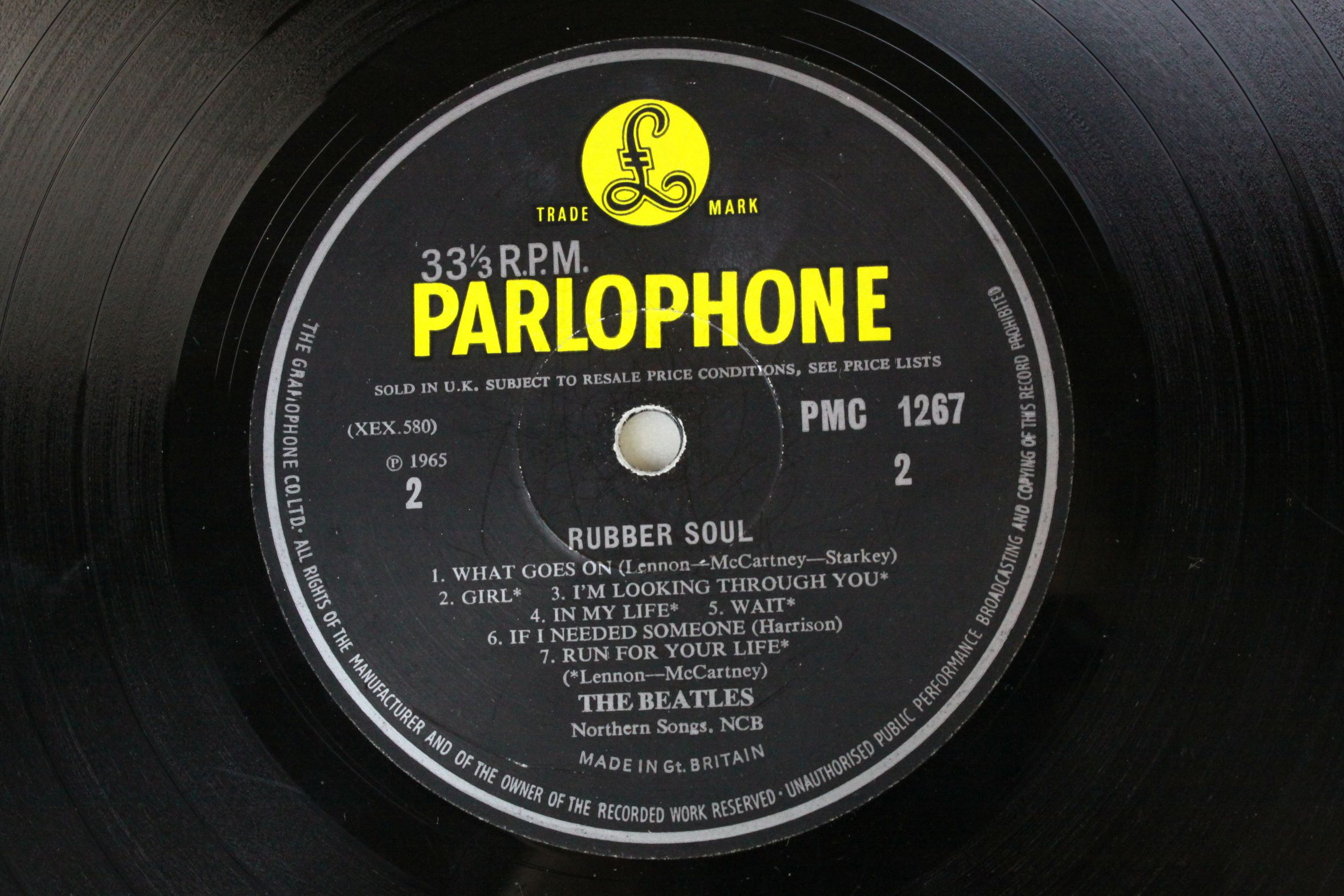 Vinyl - Four The Beatles LPs to include For Sale PMC1240 mono, Revolver PMC7009 mono, With The - Image 15 of 21