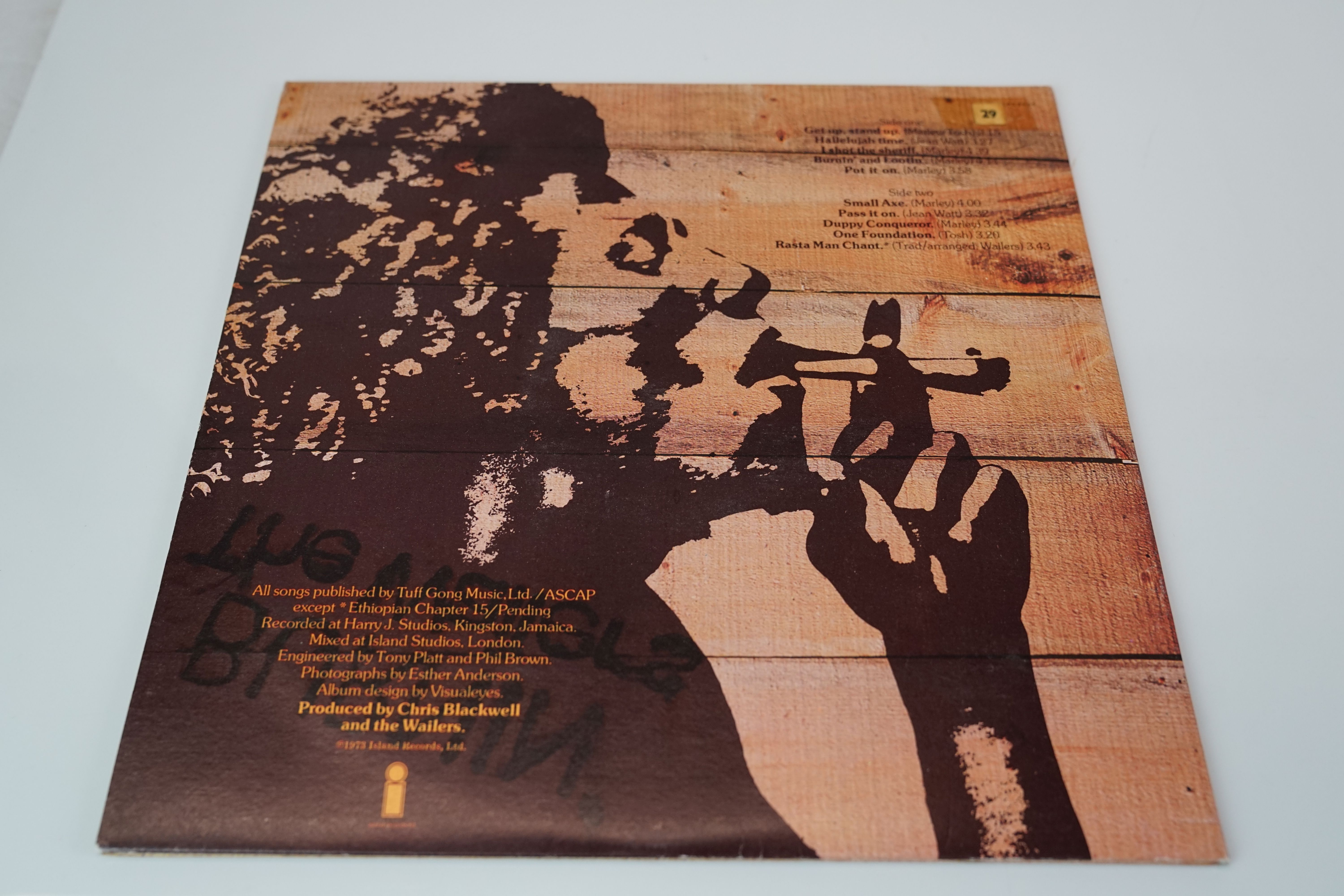 Vinyl - Small collection of 6 Bob Marley LPs to include Uprising, A Friction Herbsman, Natty - Image 33 of 39