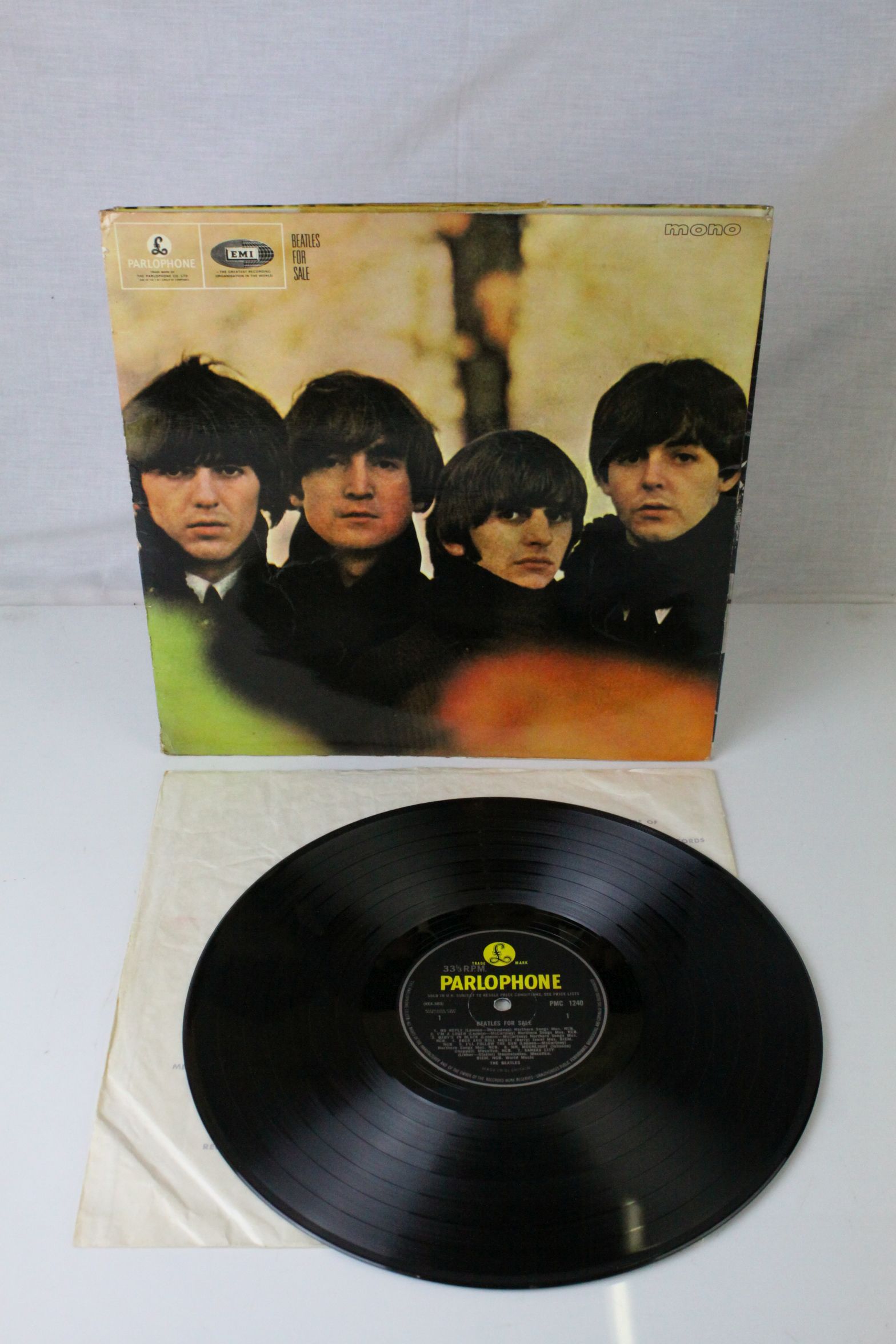 Vinyl - Four The Beatles LPs to include For Sale PMC1240 mono, Revolver PMC7009 mono, With The - Image 17 of 21