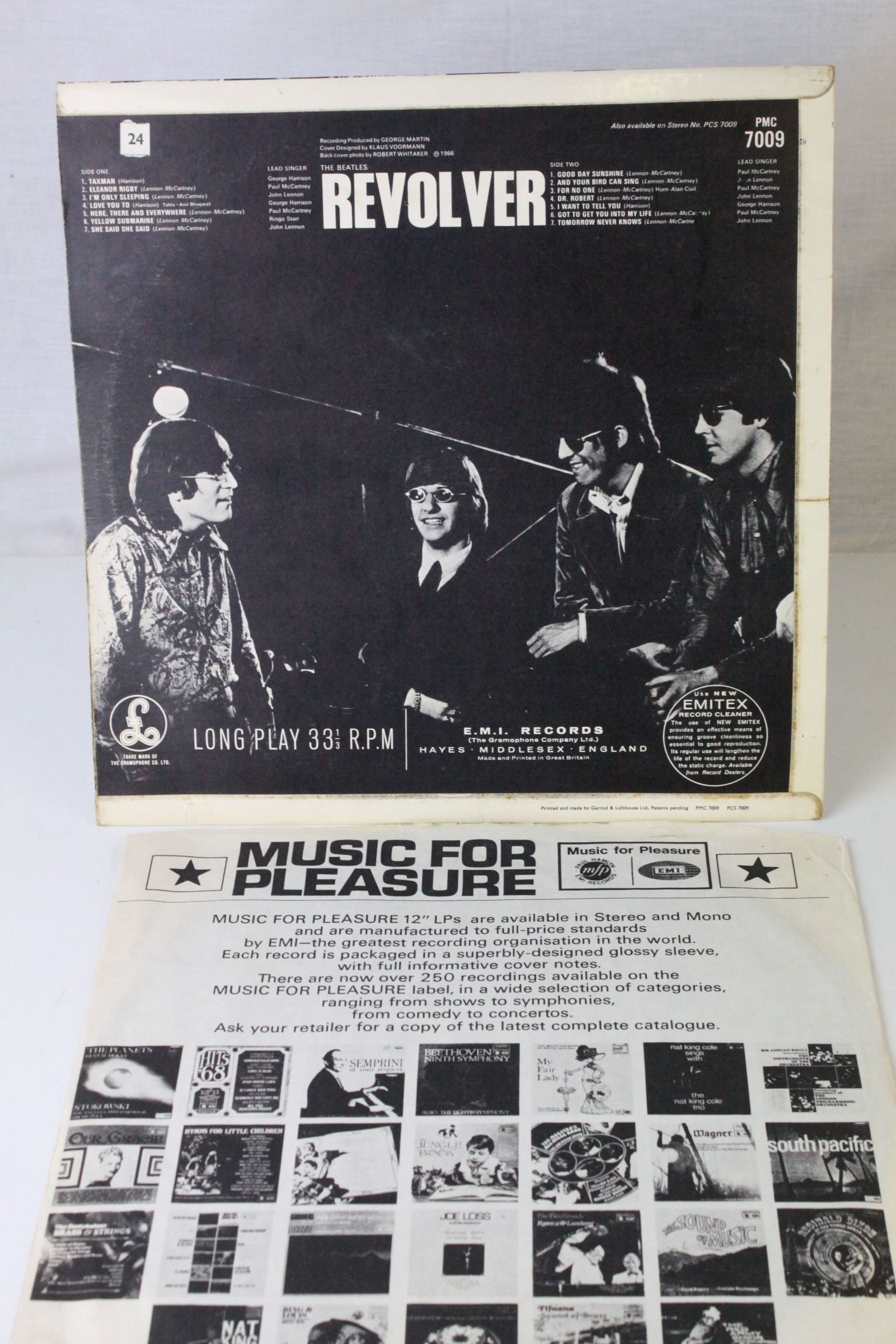 Vinyl - Four The Beatles LPs to include For Sale PMC1240 mono, Revolver PMC7009 mono, With The - Image 7 of 21
