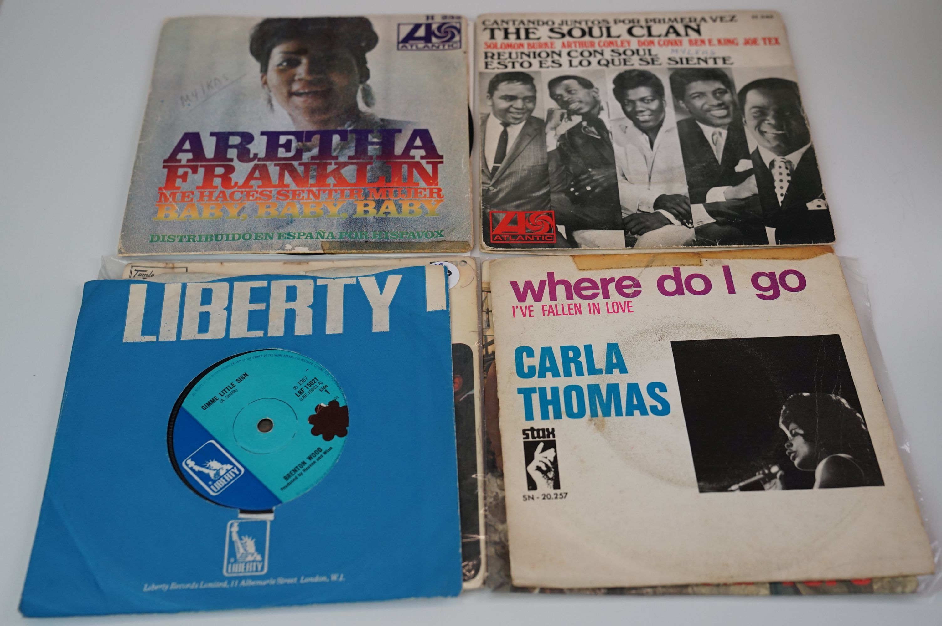 Vinyl - Over 80 Soul / Raggae / Jazz EPs and 45s many in picture sleeves - Image 20 of 31