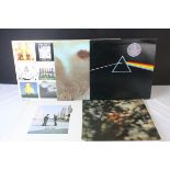 Vinyl - Five Pink Floyd LP's to include Dark Side Of The Moon, Wish You Were Here, Obscured By