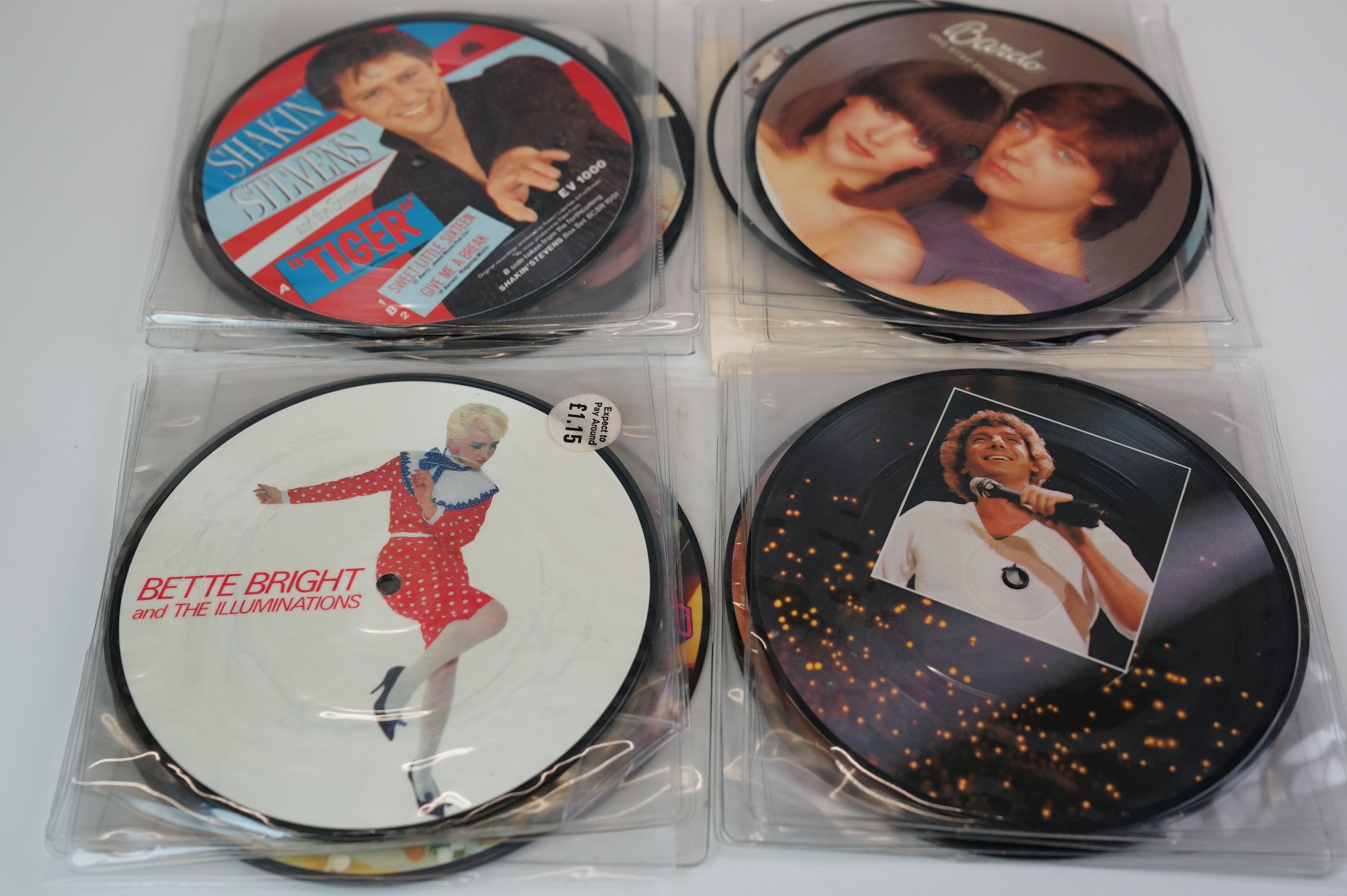 Vinyl - Collection of over twenty 7 inch picture discs including Marc Bolan, Abba, Bucks Fizz, David - Image 6 of 8