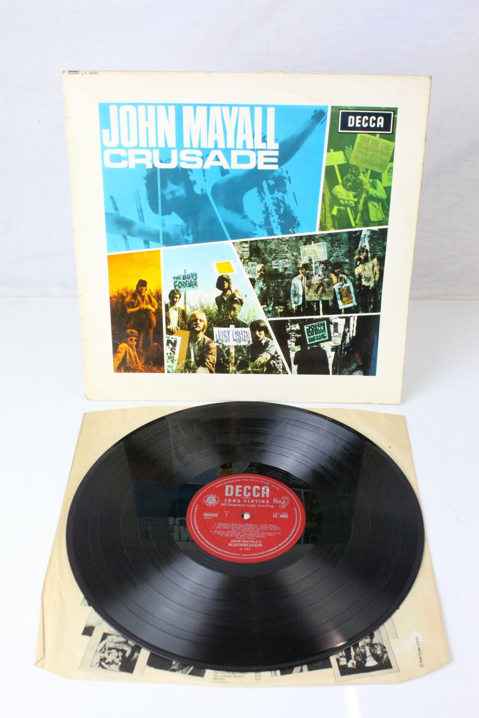 Vinyl - Two LP's from John Mayall to include The Blues Alone (ACL 1243 mono) and Crusade (LK 4890 - Image 6 of 10