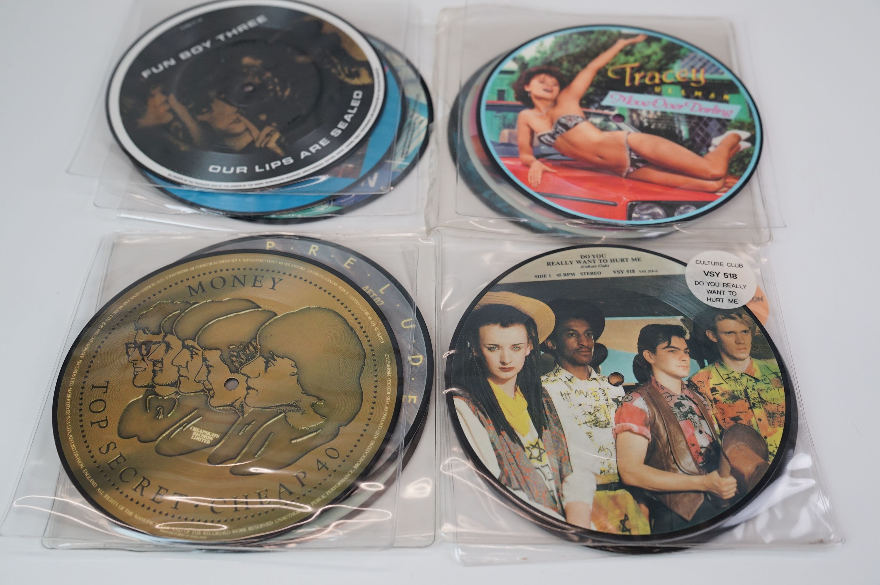 Vinyl - Collection of over twenty 7 inch picture discs including Culture Club, Elton John, Toyah, - Image 4 of 8