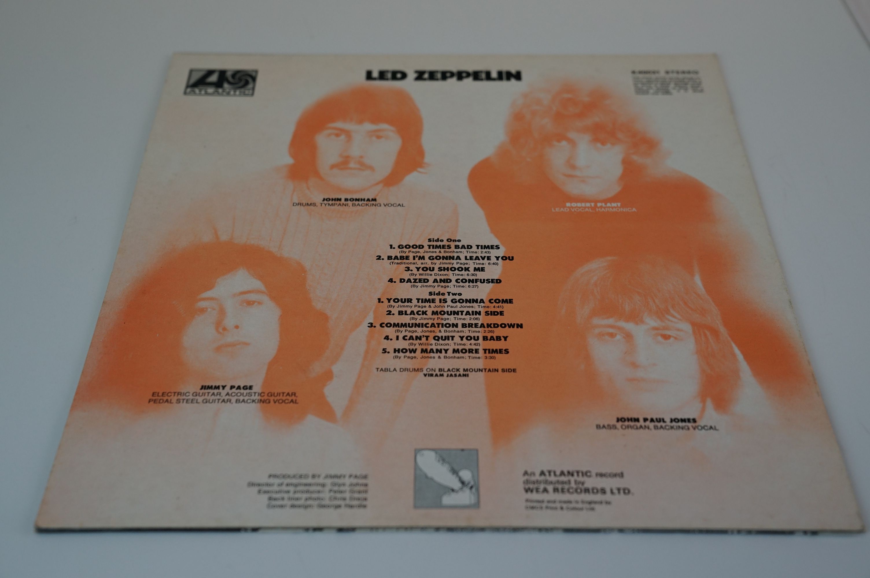 Vinyl - Led Zeppelin collection of 4 LP's to include One (K 40031) later press, Two x 2 (K 40037 one - Image 11 of 31