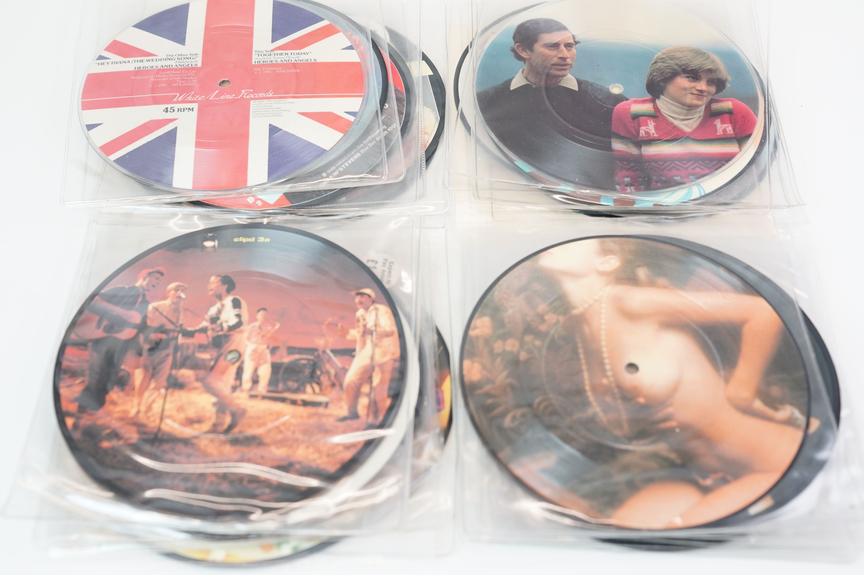 Vinyl - Collection of over twenty 7 inch picture discs including Marc Bolan, Abba, Bucks Fizz, David - Image 8 of 8