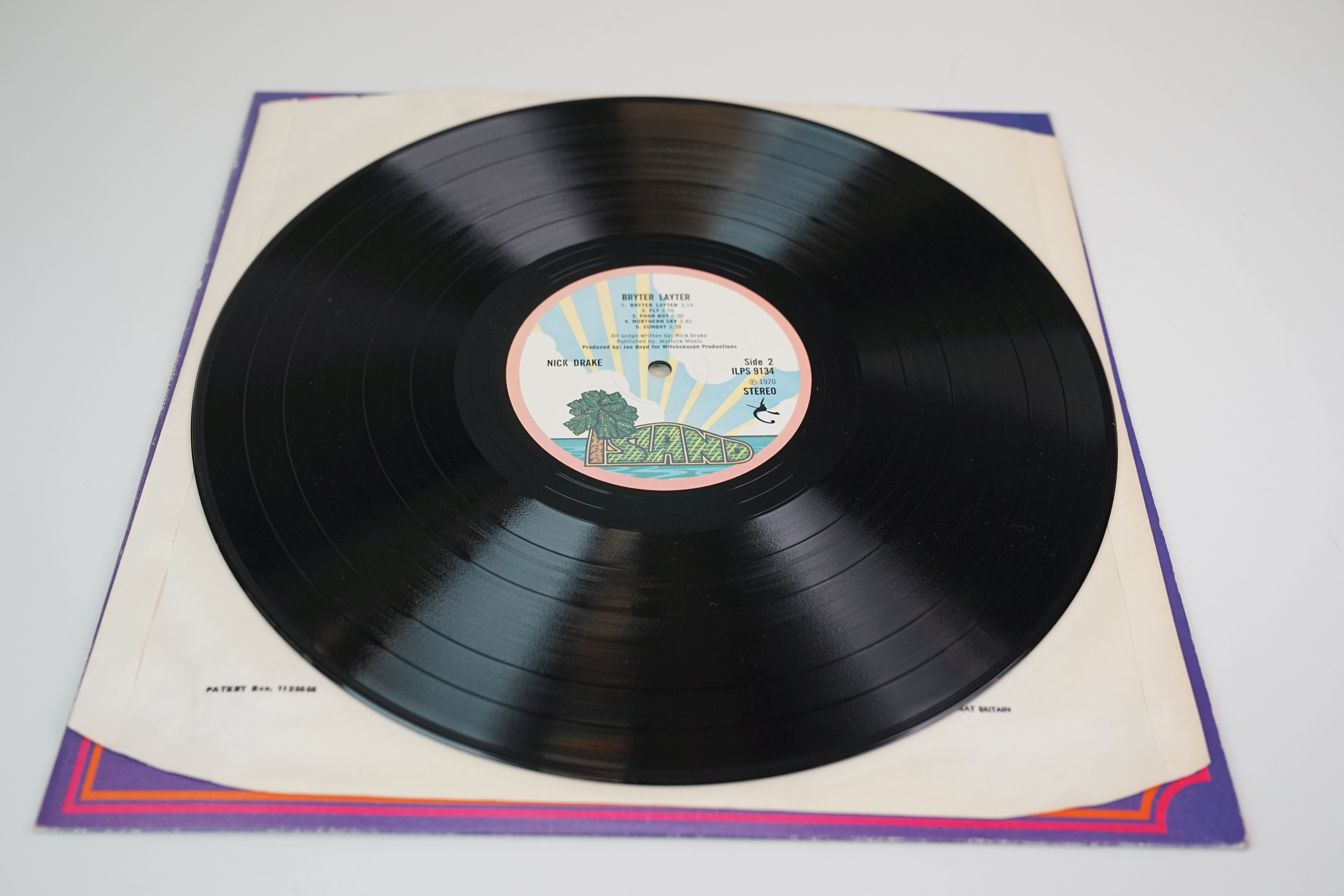 Vinyl - Nick Drake -Bryter Layter LP on Island ILPS9134, sleeve and vinyl vg++ - Image 4 of 6