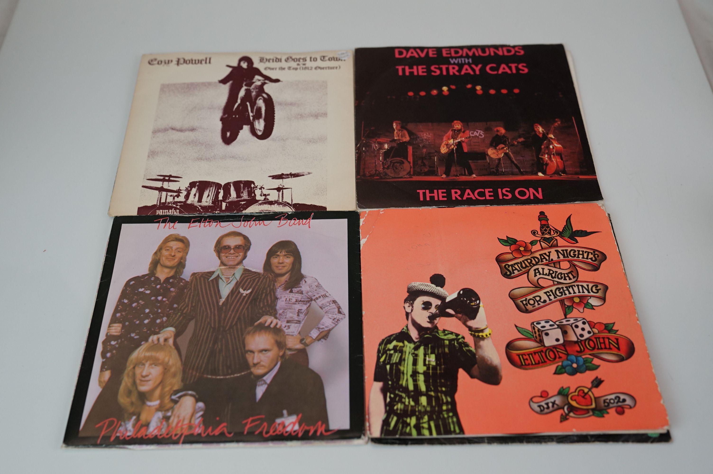 Vinyl - Collection of approximately 75 1970s Rock & Pop 45s in picture sleeves - Image 6 of 20