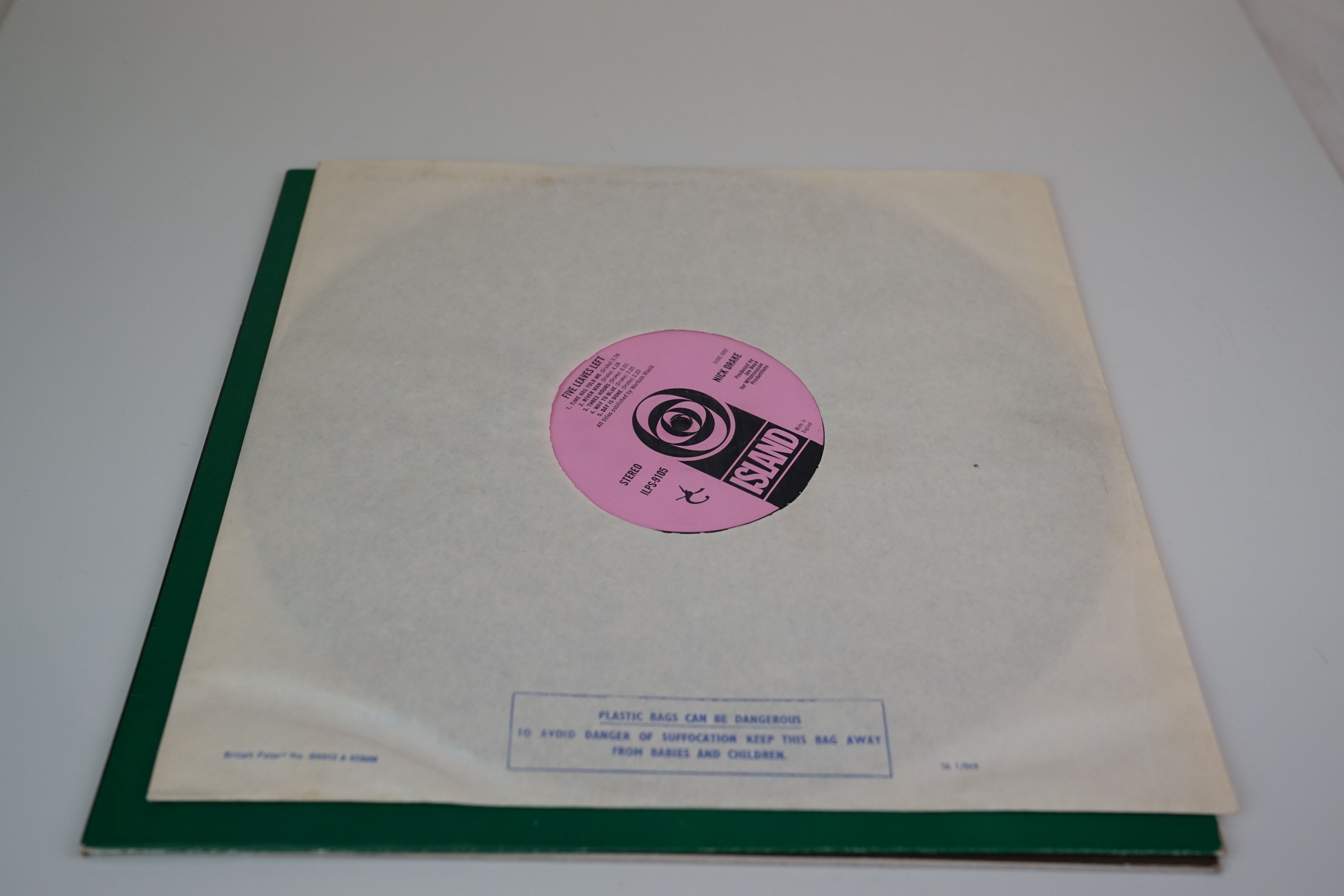 Vinyl - Nick Drake Five Leaves Left LP on Island ILPS9105, sleeves and vinyl vg++ - Image 4 of 8