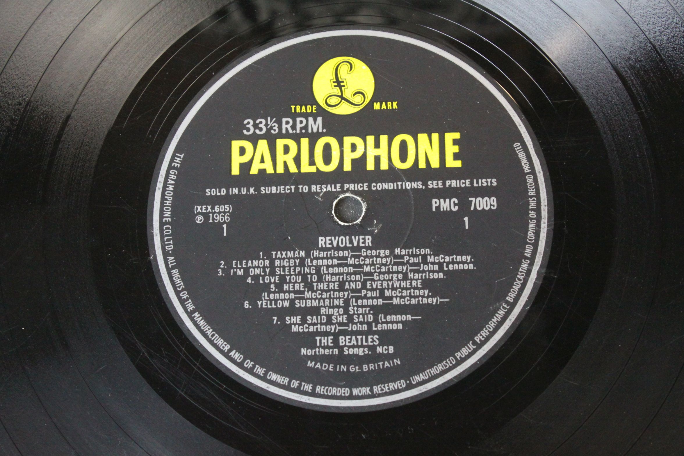 Vinyl - Four The Beatles LPs to include For Sale PMC1240 mono, Revolver PMC7009 mono, With The - Image 6 of 21