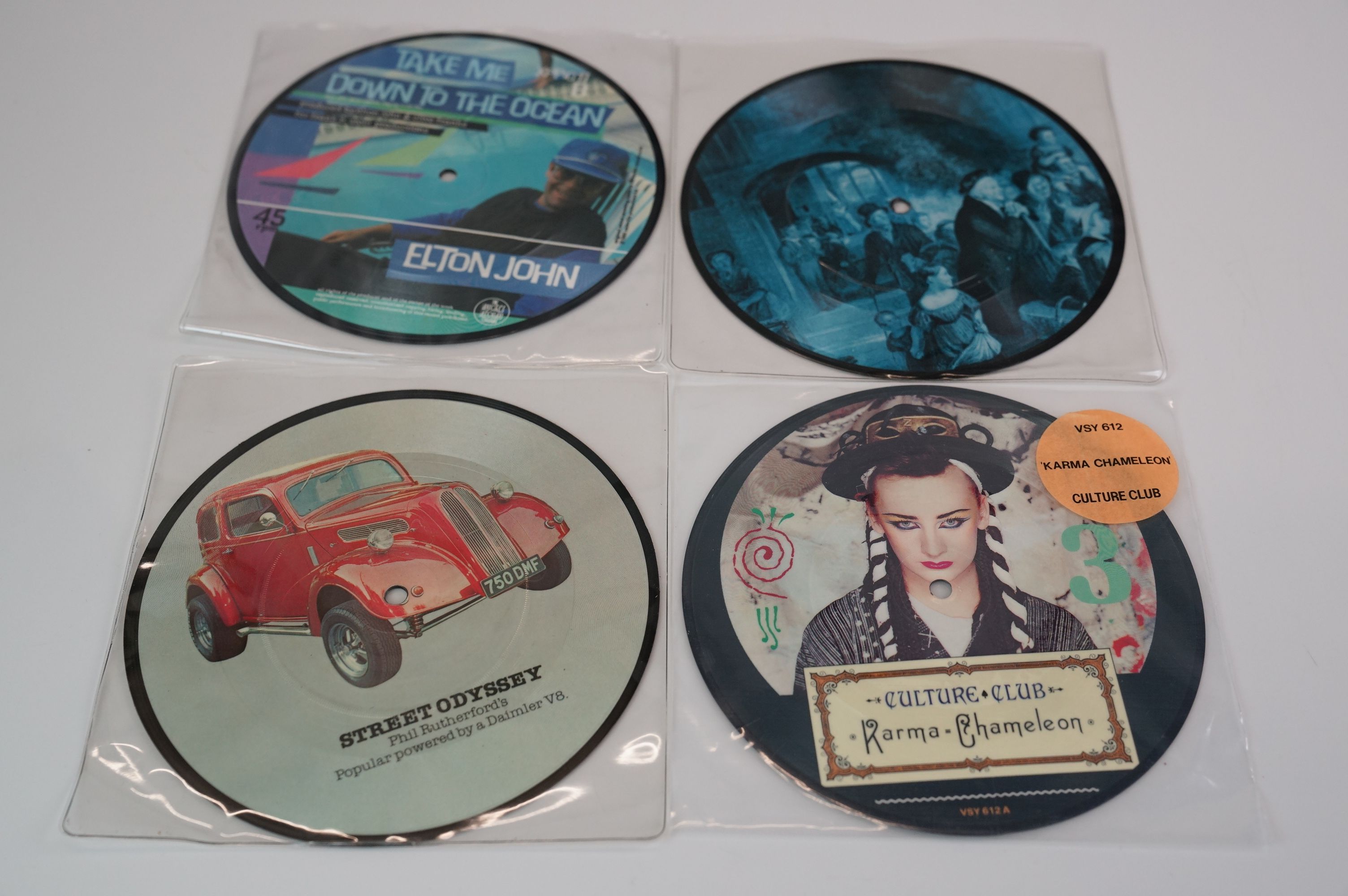 Vinyl - Collection of over twenty 7 inch picture discs including Culture Club, Elton John, Toyah, - Image 2 of 8