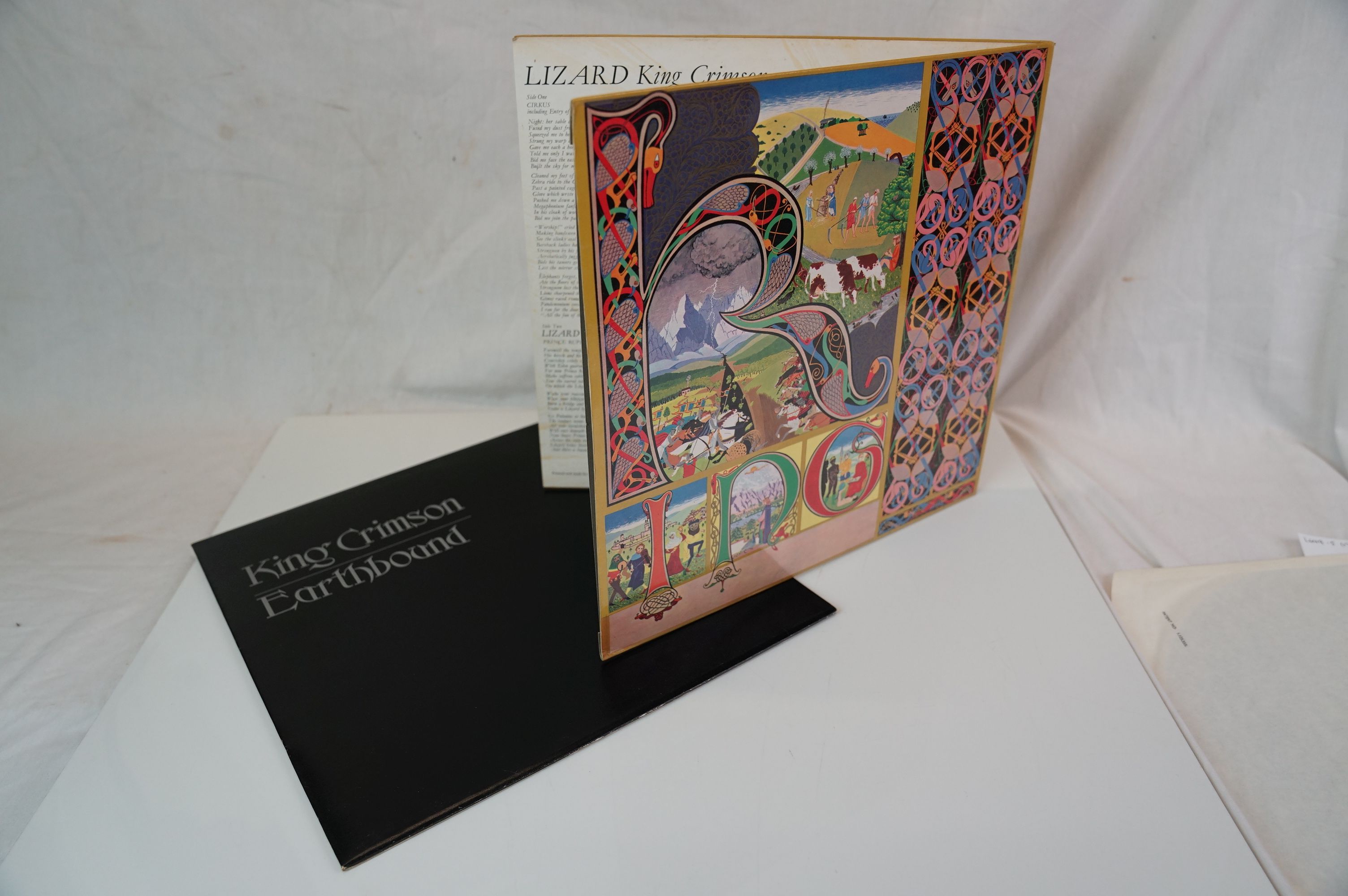 Vinyl - Two King Crimson LPs to include Lizard on Island ILPS9141 laminated gatefiold sleeve and