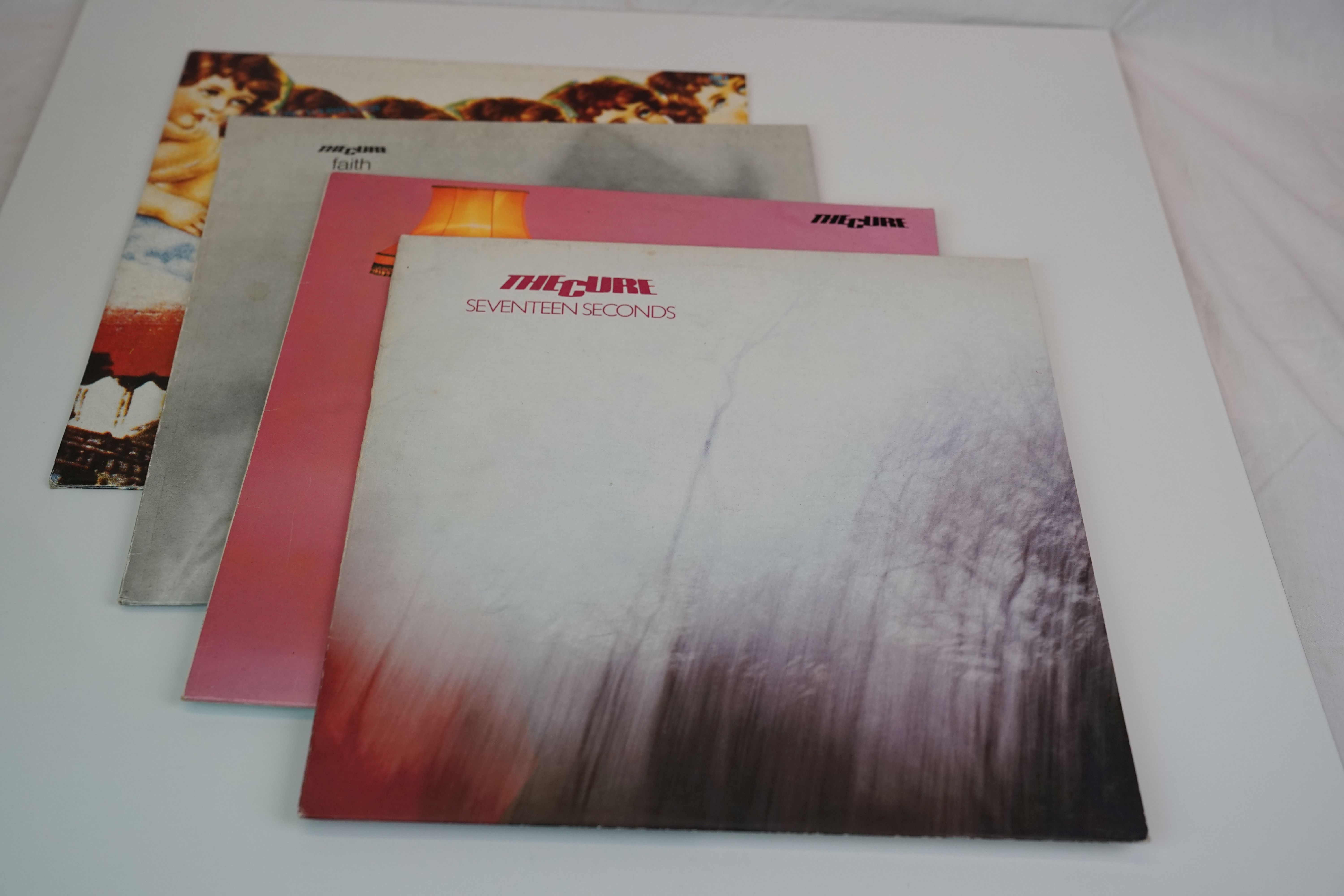 Vinyl - Four The Cure LPs to include Seventeen Seconds Friction FIX004, Three Imaginary Boys FIX1,