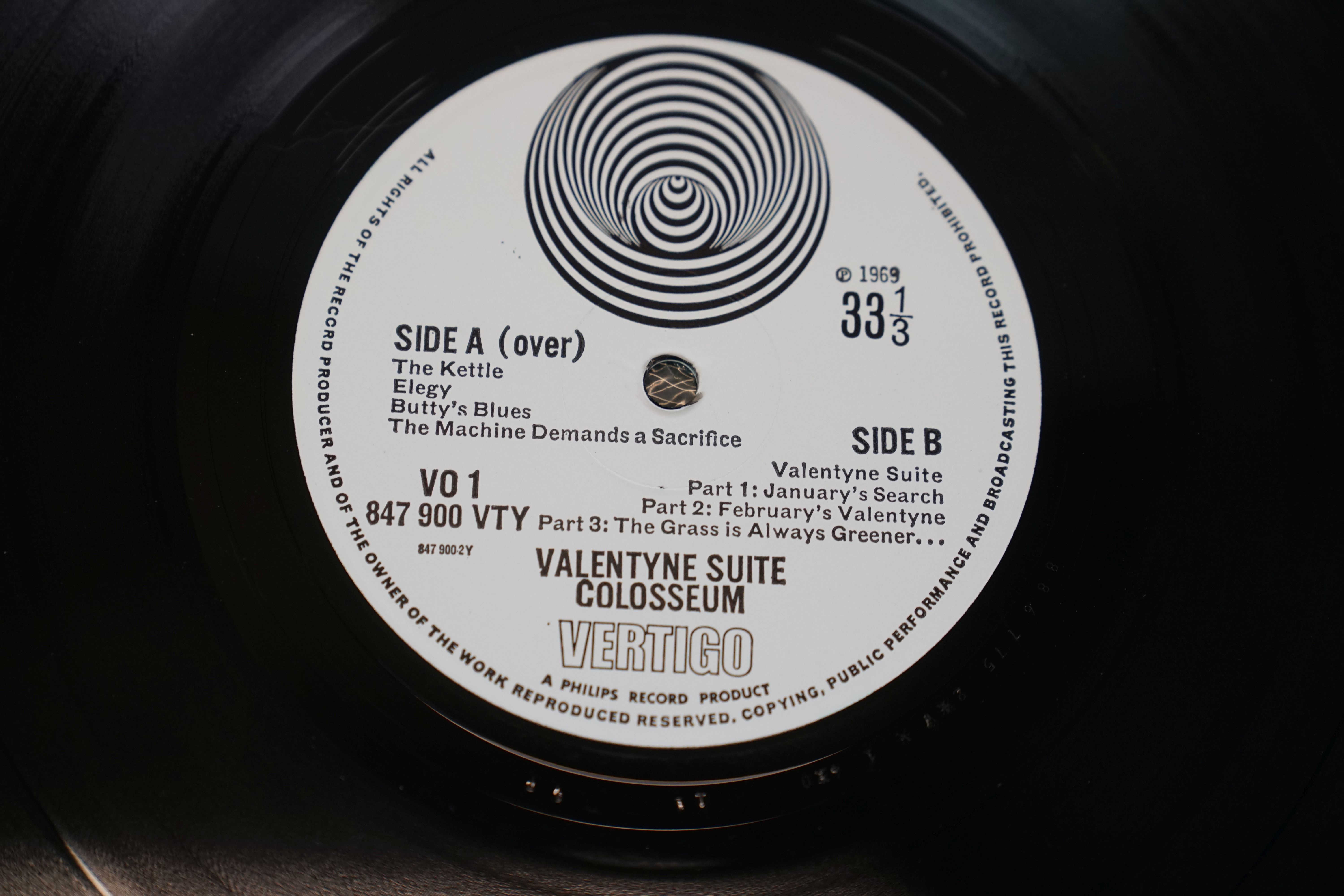 Vinyl - Colosseum Valentyne Suite LP on Vertigo VO1 with Phillips credit, swirl sleeve, vinyl ex, - Image 9 of 9