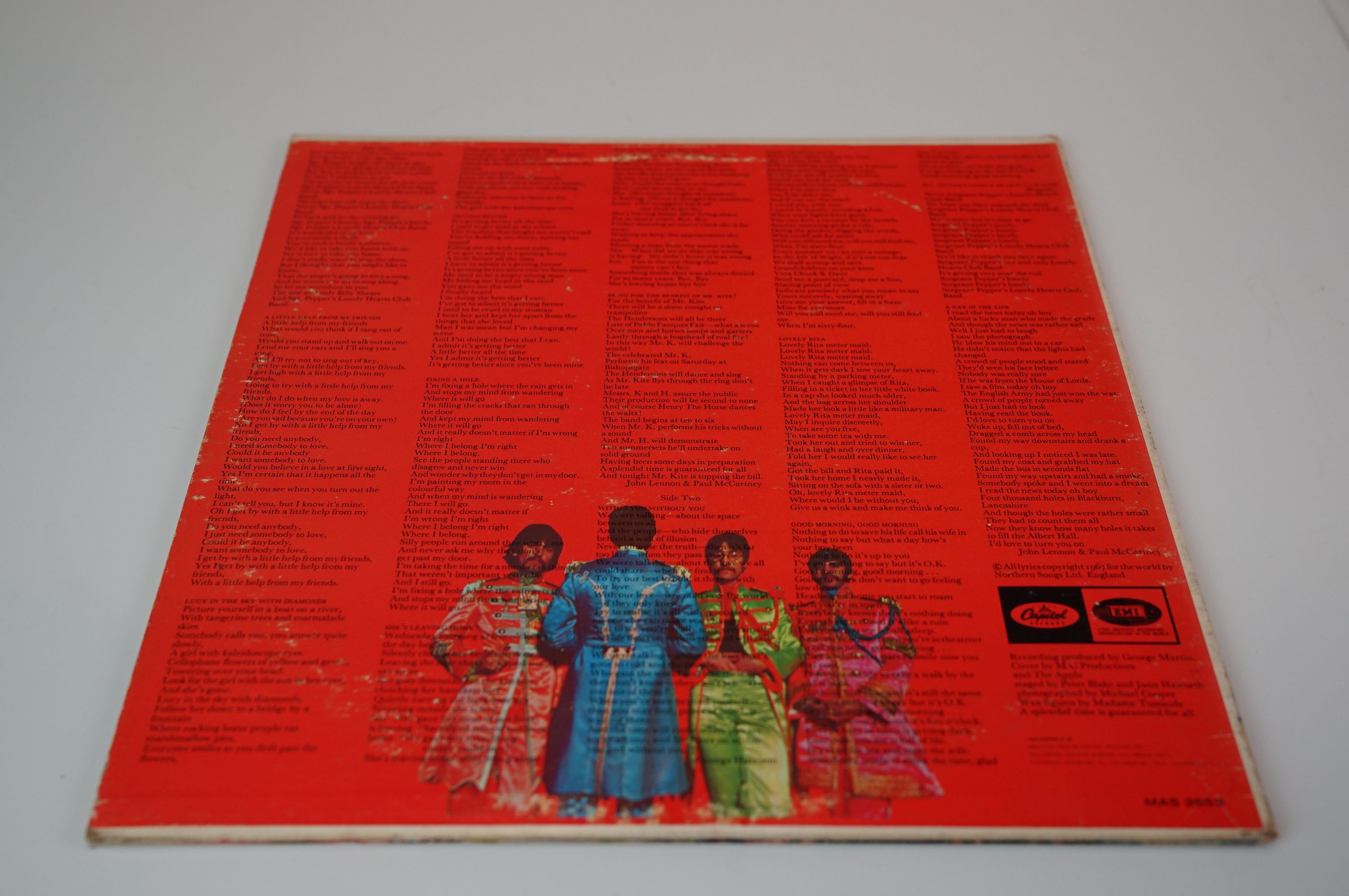 Vinyl - Nine later release The Beatles LPs to include Sgt Peppers on Capitol, Revolver, White - Image 3 of 44
