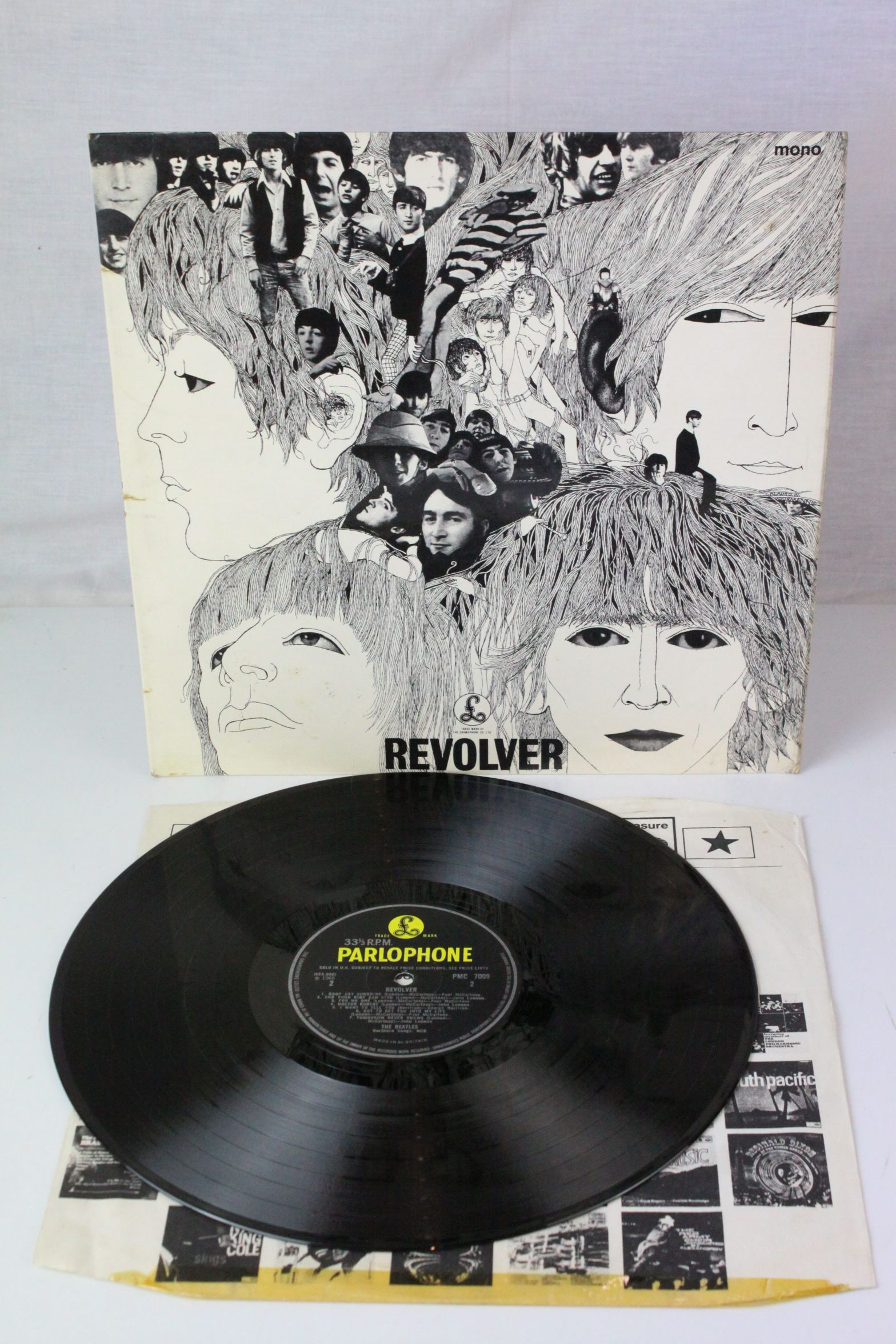 Vinyl - Four The Beatles LPs to include For Sale PMC1240 mono, Revolver PMC7009 mono, With The - Image 4 of 21