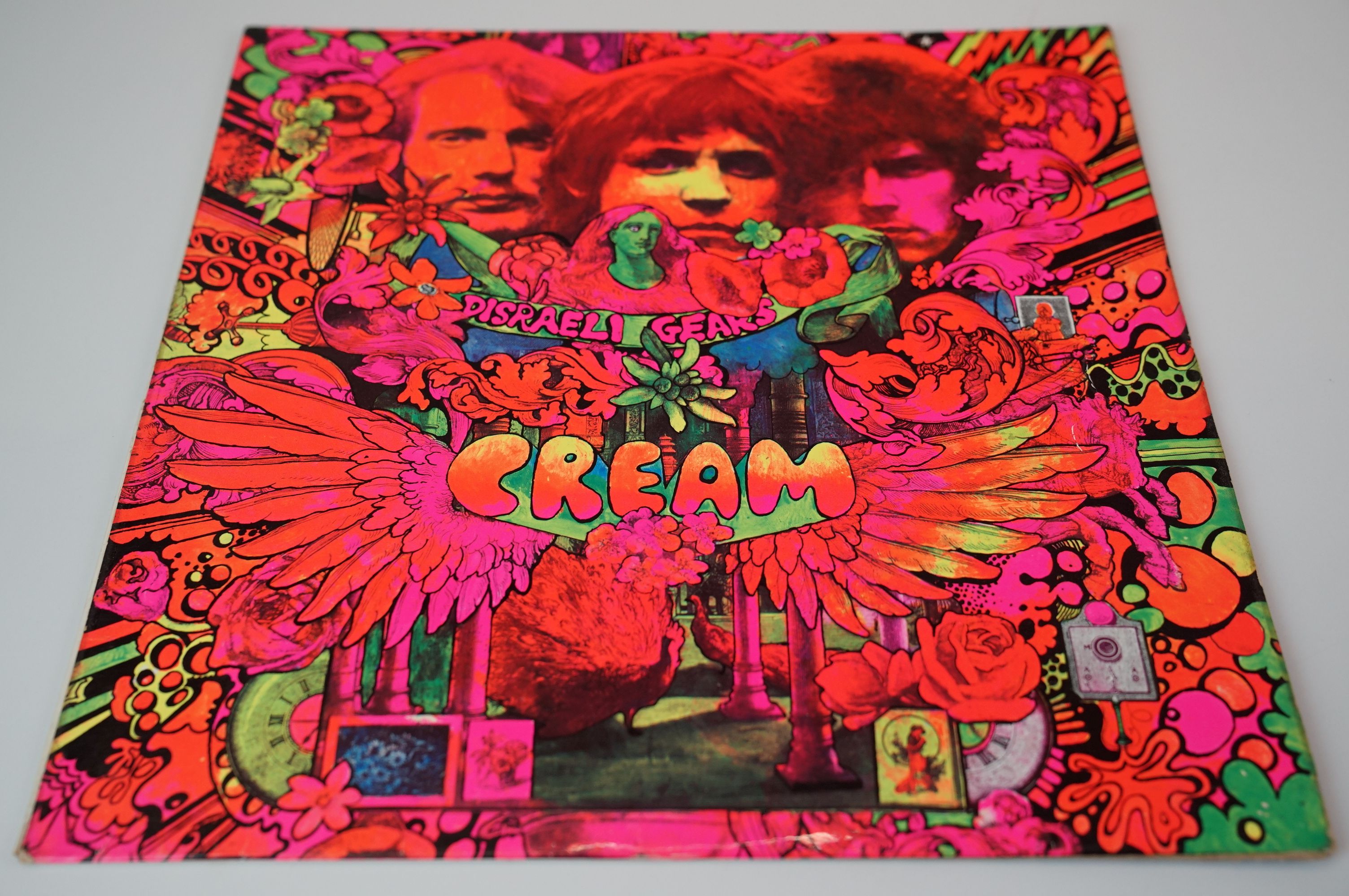 Vinyl - Cream Disreali Gears LP on Reaction 593003 mono, laminated sleeve sleeve and vinyl vg++,