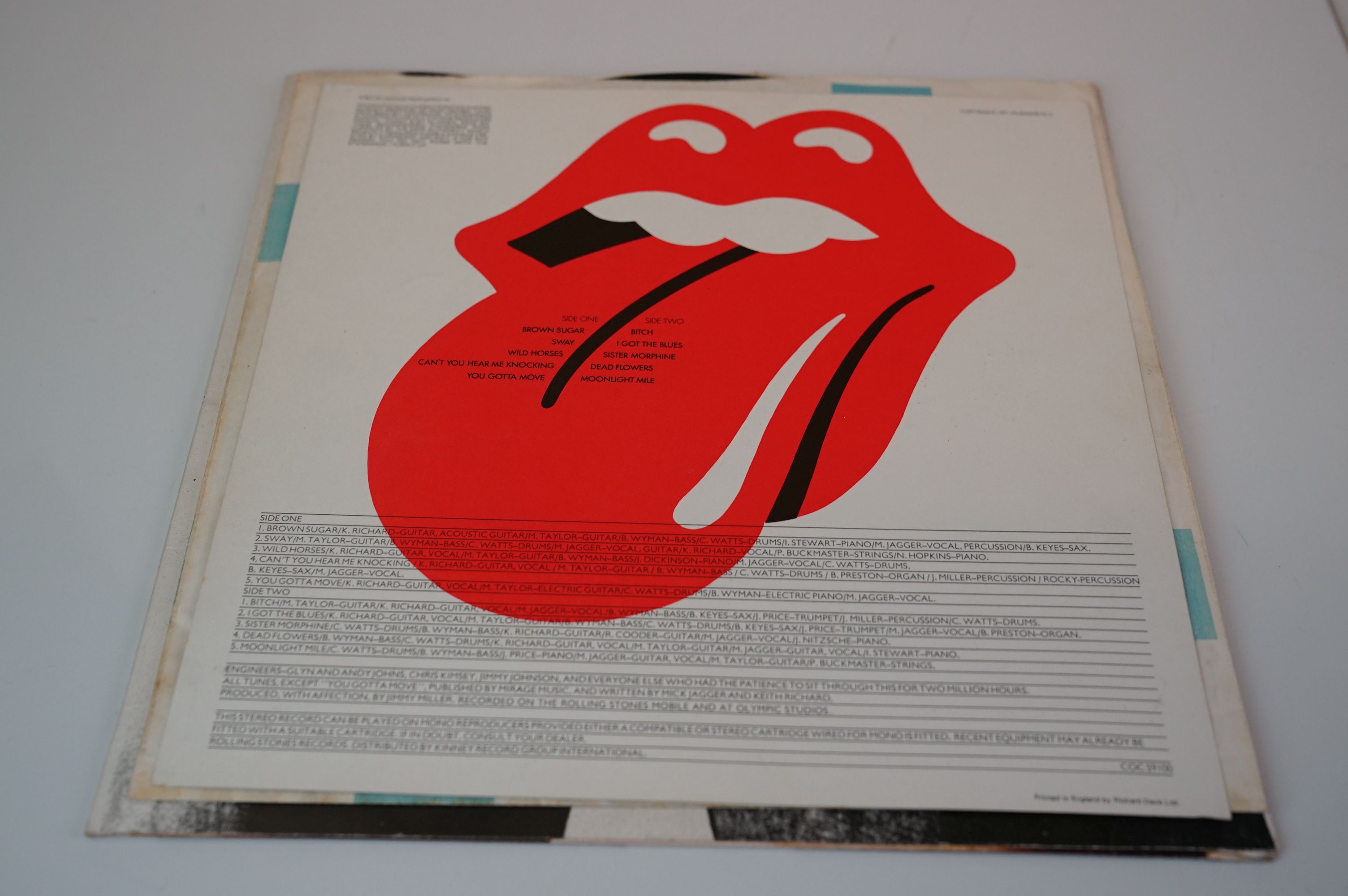 Vinyl - The Rolling Stones Sticky Fingers LP COC59100 stereo with insert, excellent - Image 5 of 9