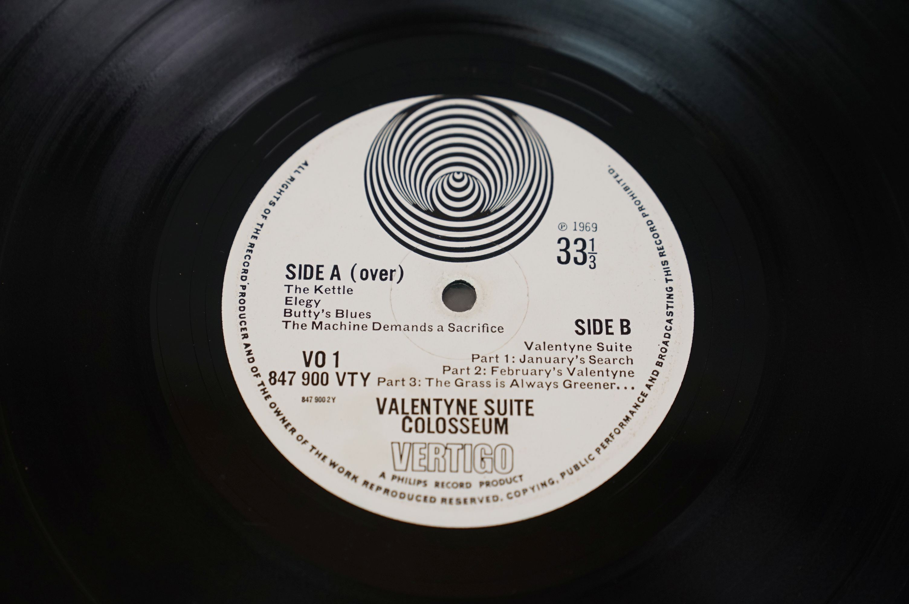 Vinyl - Colosseum Valentyne Suite (VO 1) First press large swirl label with A Philips Record - Image 9 of 9