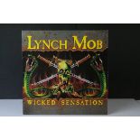 Vinyl - Lynch Mob Wicked Sensation on Elektra 7559 60954 1, sleeve and vinyl vg+