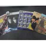 Vinyl - Five The Beatles LPs to include Please Please Me, With The Beatles, For Sale, Sgt. Peppers &